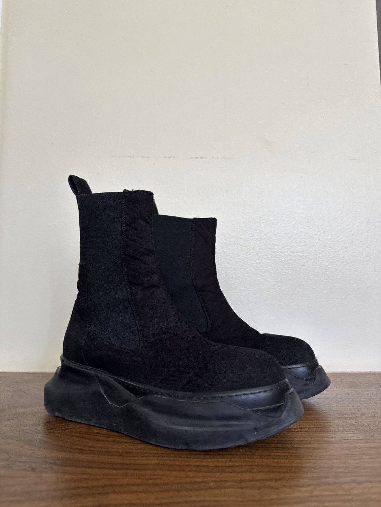Rick Owens Rick Owens DRKSHDW Abstract Beatle Boots Size US 8 / EU 41 - 3 Thumbnail