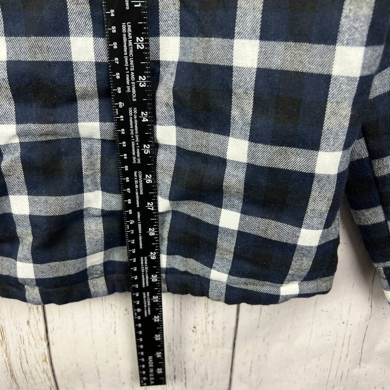 Other Pegeno Plaid Button Quilted Long Sleeve Flannel Hoodie Size US XL / EU 56 / 4 - 7 Thumbnail