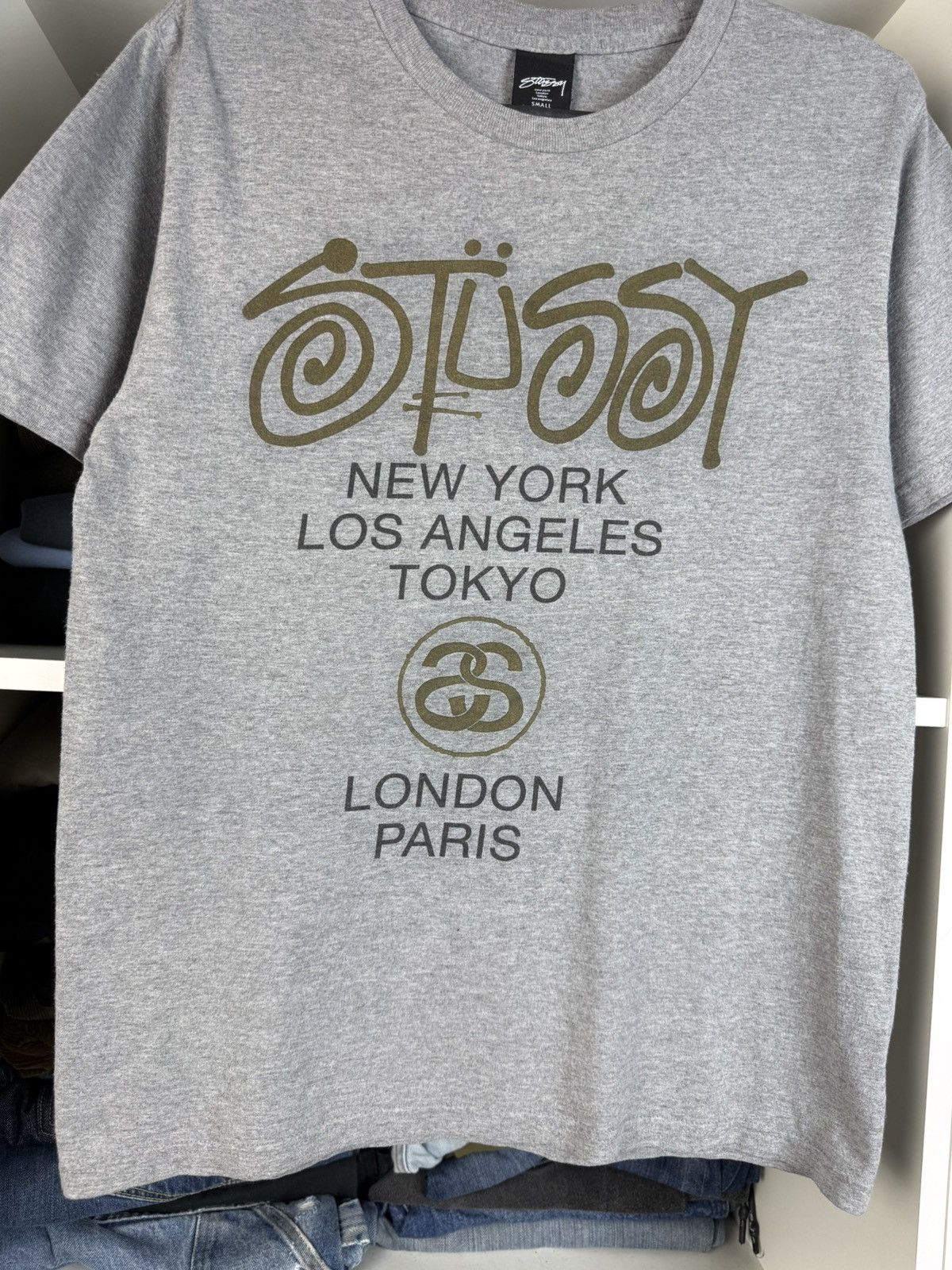 Stussy Stussy World Tour Cities Logo T-Shirt Size US S / EU 44-46 / 1 - 12 Thumbnail