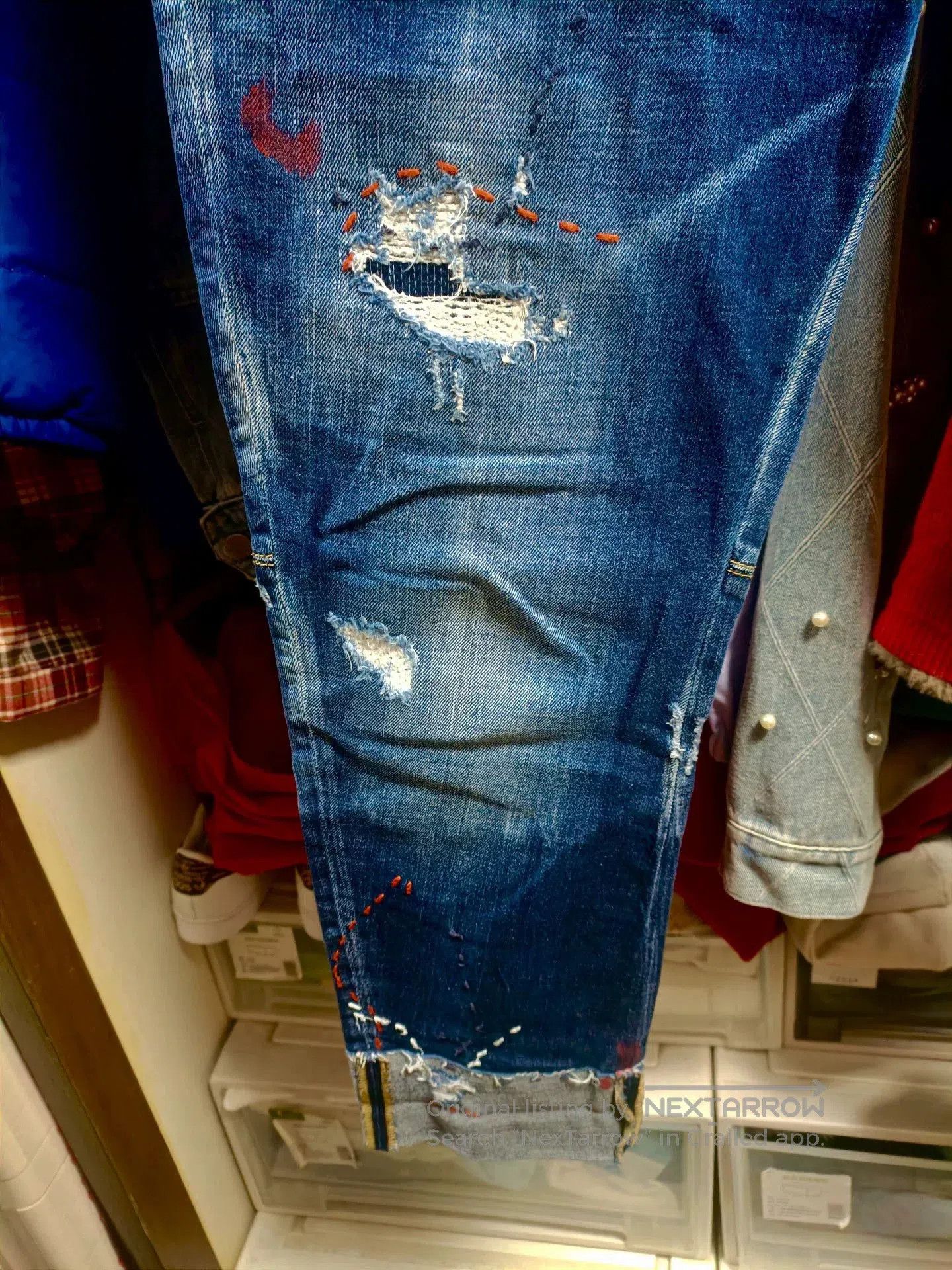 Dsquared2 Dsquared2 Colorful Stitch Jeans. Size US 30 / EU 46 - 4 Thumbnail