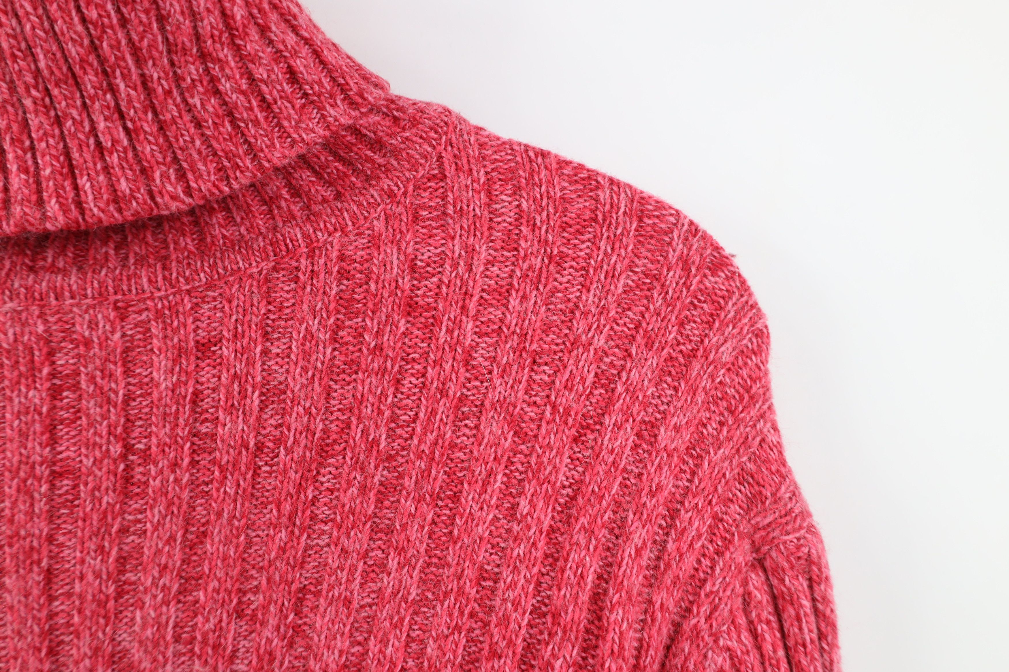Eddie Bauer Vintage Eddie Bauer Blend Ribbed Knit Turtleneck Sweater Size M / US 6-8 / IT 42-44 - 5 Thumbnail