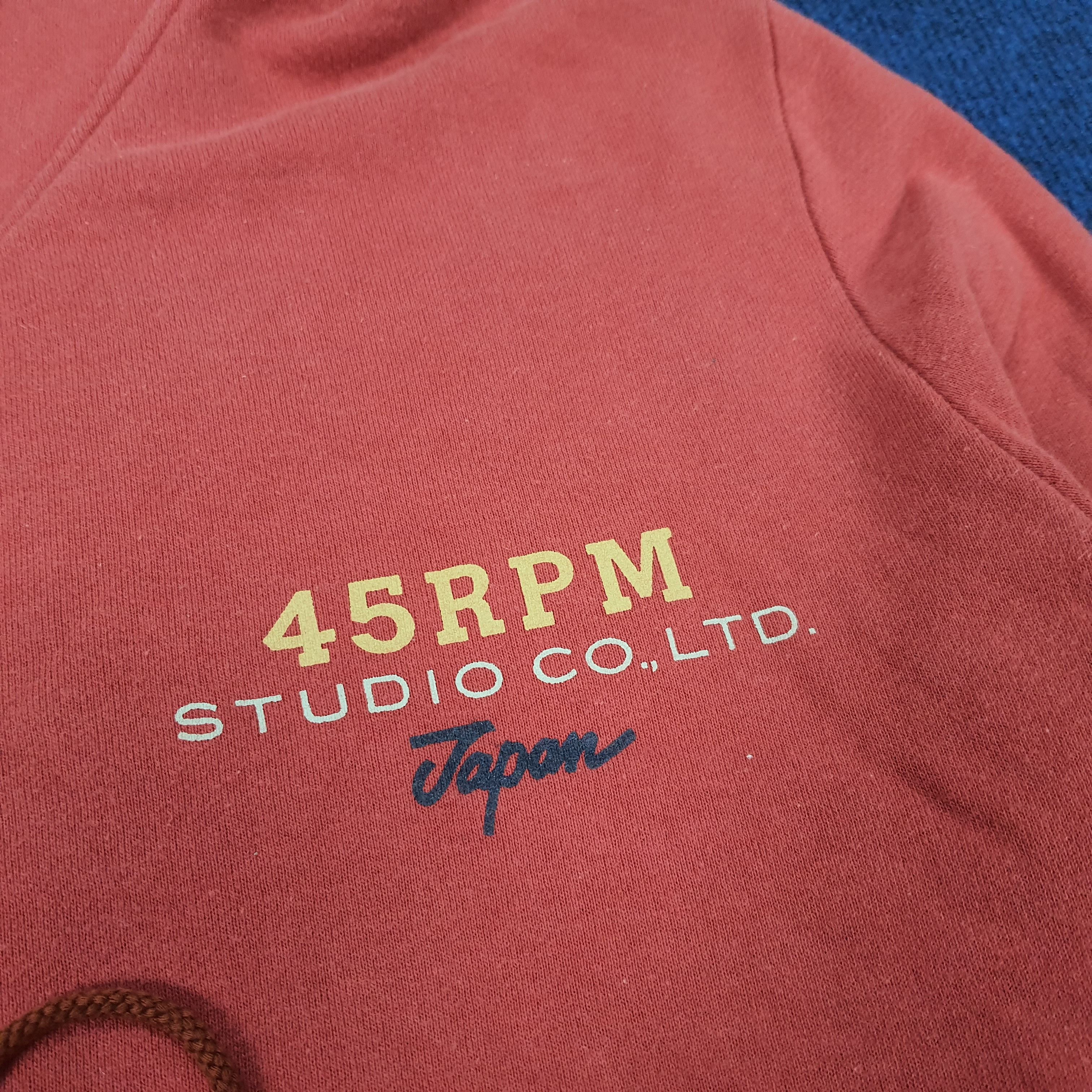 45rpm × Japanese Brand × Vintage Vintage 45rpm Studio Special Issued Zipper Hoodies Size US M / EU 48-50 / 2 - 2 Thumbnail