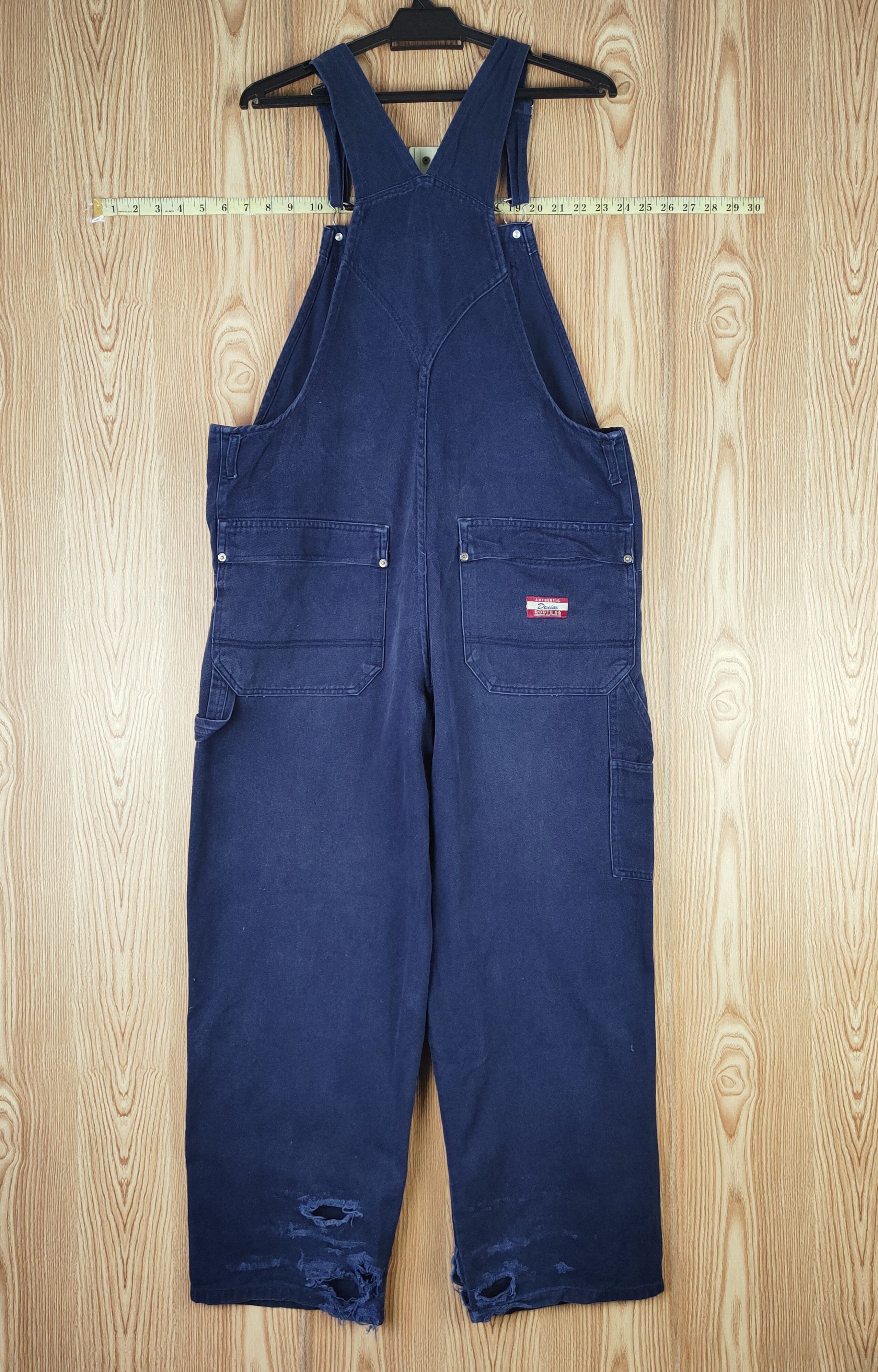 Japanese Brand × Route 66 × Vintage Route 66 Dark Blue Overalls Jumpsuits #S2733 Size 36" / US 14 / IT 50 - 11 Thumbnail