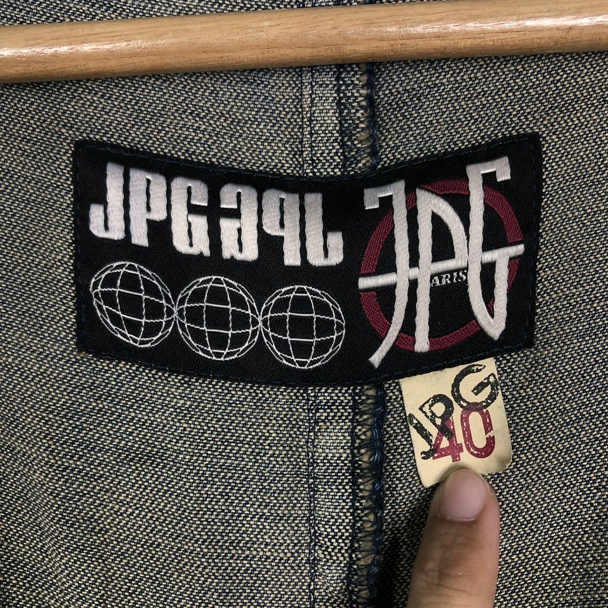 Jean Paul Gaultier 🔥VINTAGE JEAN PAUL GAULTIER LONG DENIM JACKET Size S / US 4 / IT 40 - 18 Thumbnail