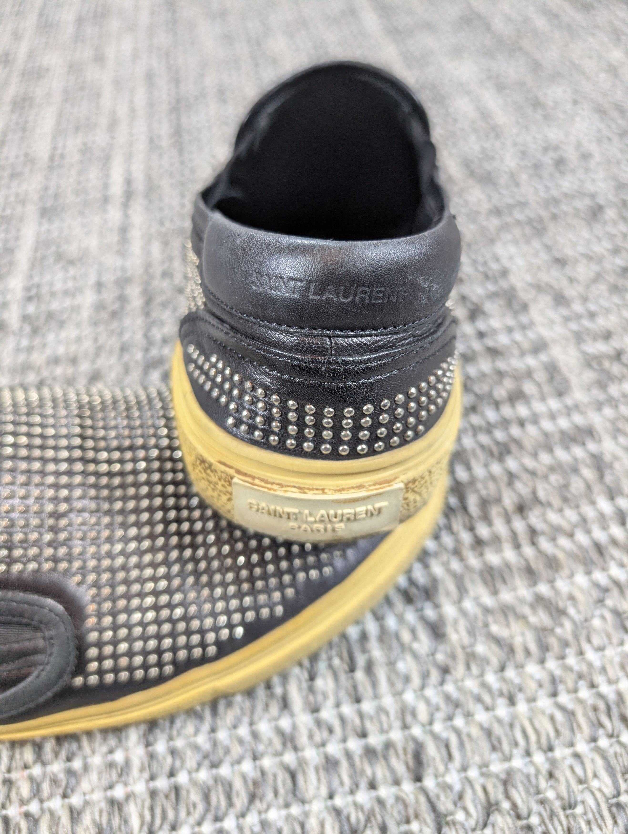 Saint Laurent Paris Saint Laurent Hedi Slimane FW14 Studded Slip On Sneakers Size US 8.5 / EU 41-42 - 7 Thumbnail