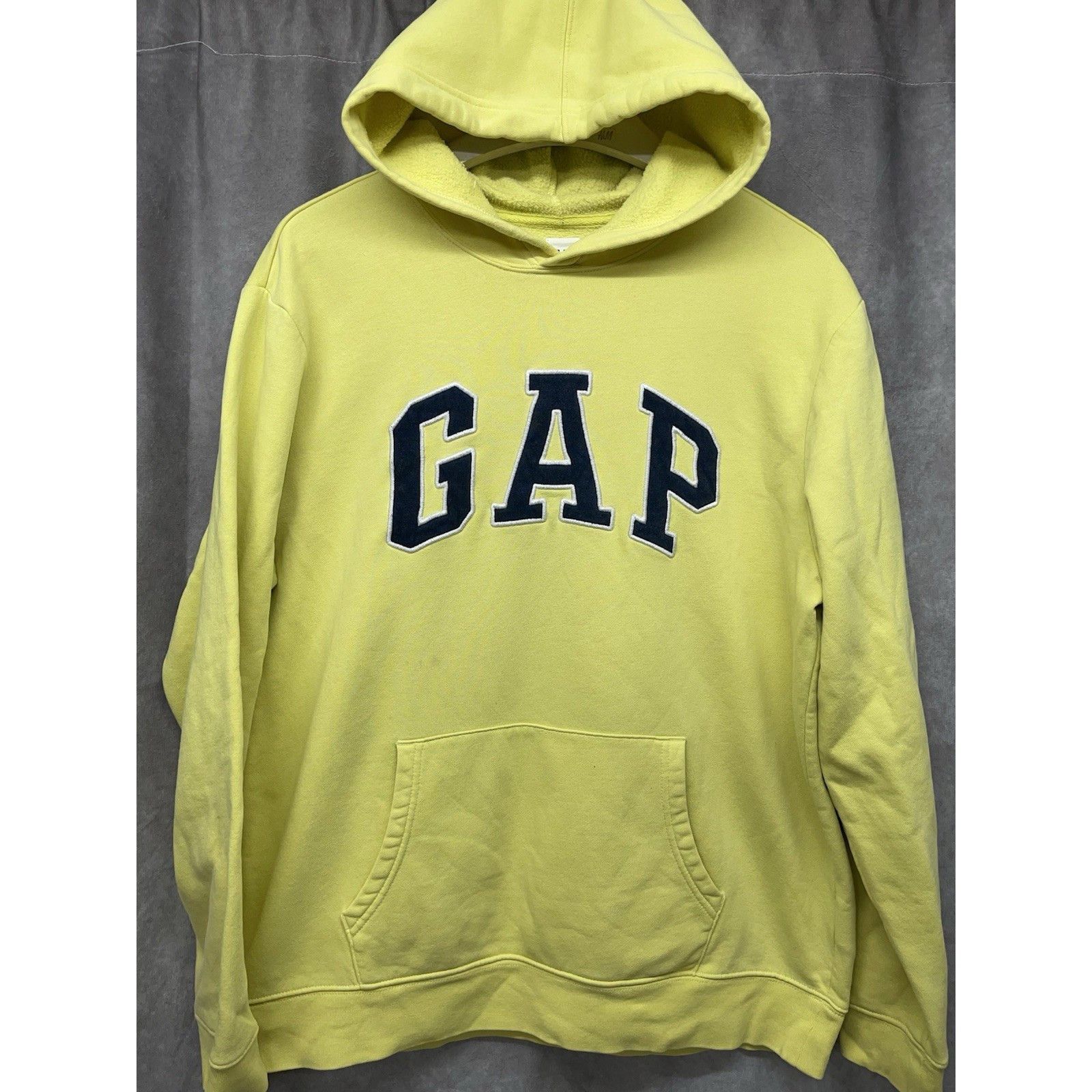Gap VTG GAP Vintage Arch Logo Hooded Sweatshirt Mens Large Yello Size US L / EU 52-54 / 3 - 1 Thumbnail