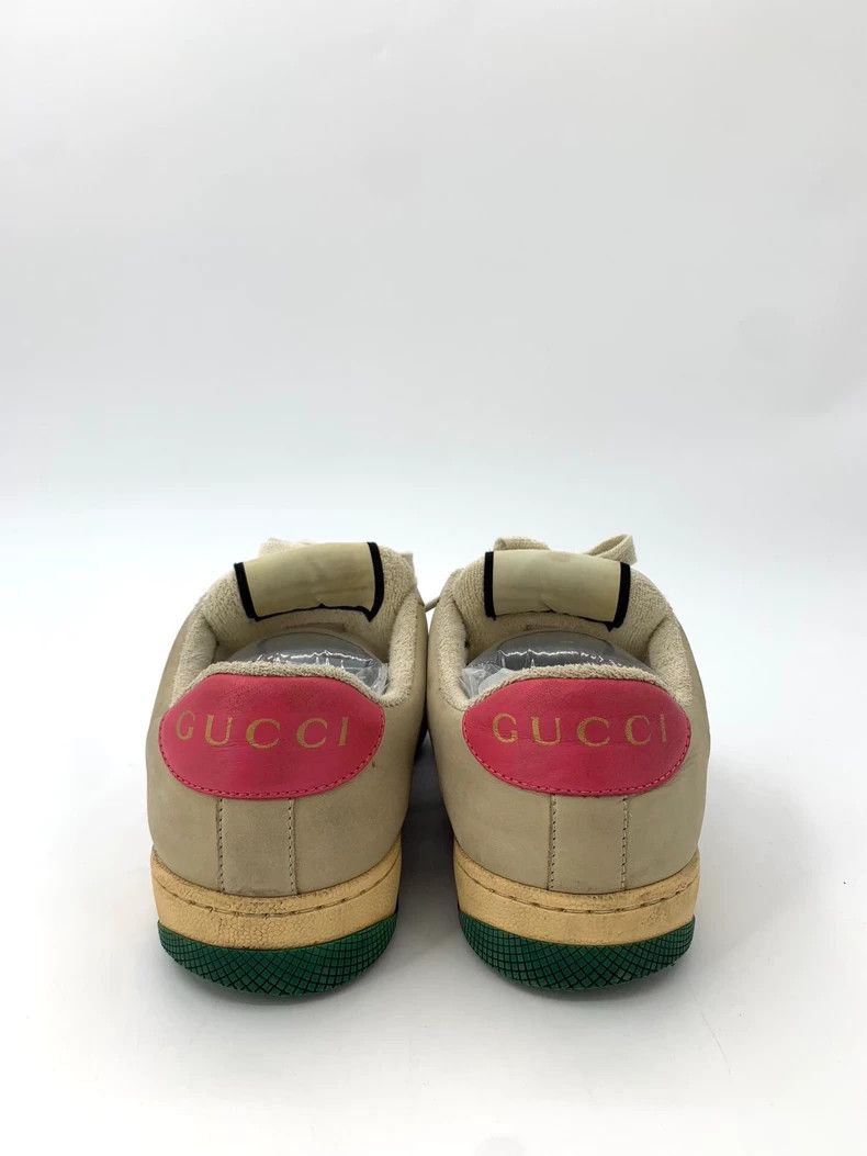Gucci Gucci Size 36 Ebony leather GG enamel printed lace-up casua Size US 5 / EU 37 - 4 Thumbnail