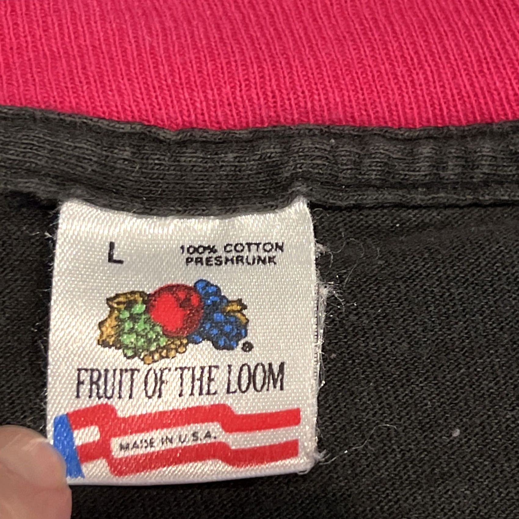 Fruit Of The Loom VINTAGE Mardi Gras New Orleans Tshirt Men’s L Black Glitter Made In USA 1990s Fruit of the Loom Shirt Graphic Print Jazz 90s Boy/Men/Gender? Size US L / EU 52-54 / 3 - 5 Thumbnail