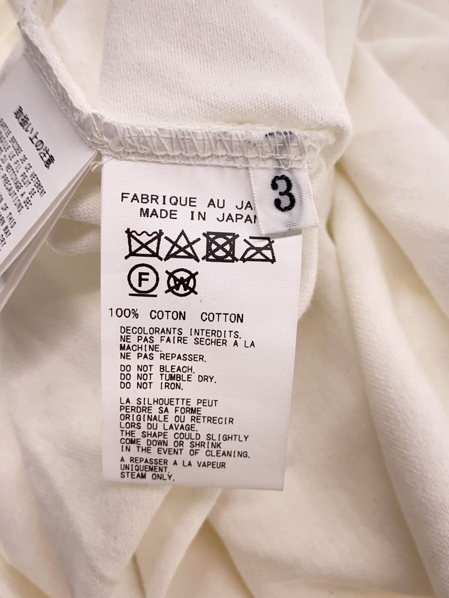 Yohji Yamamoto yohji yamamoto POUR HOMME/Cotton/WHT Long-sleeved T-shirt Size US L / EU 52-54 / 3 - 4 Thumbnail