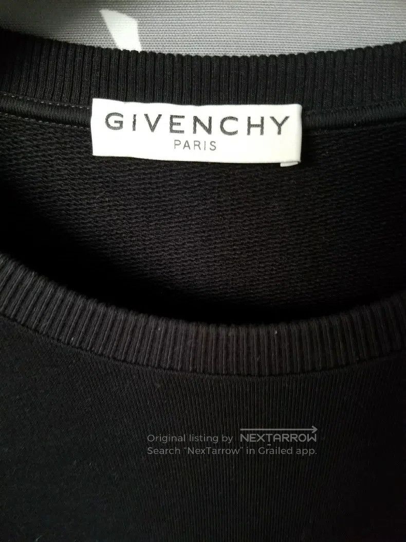 Givenchy Givenchy Black Printed Sweatshirt (Size S, Chest 110CM) Size US S / EU 44-46 / 1 - 5 Thumbnail