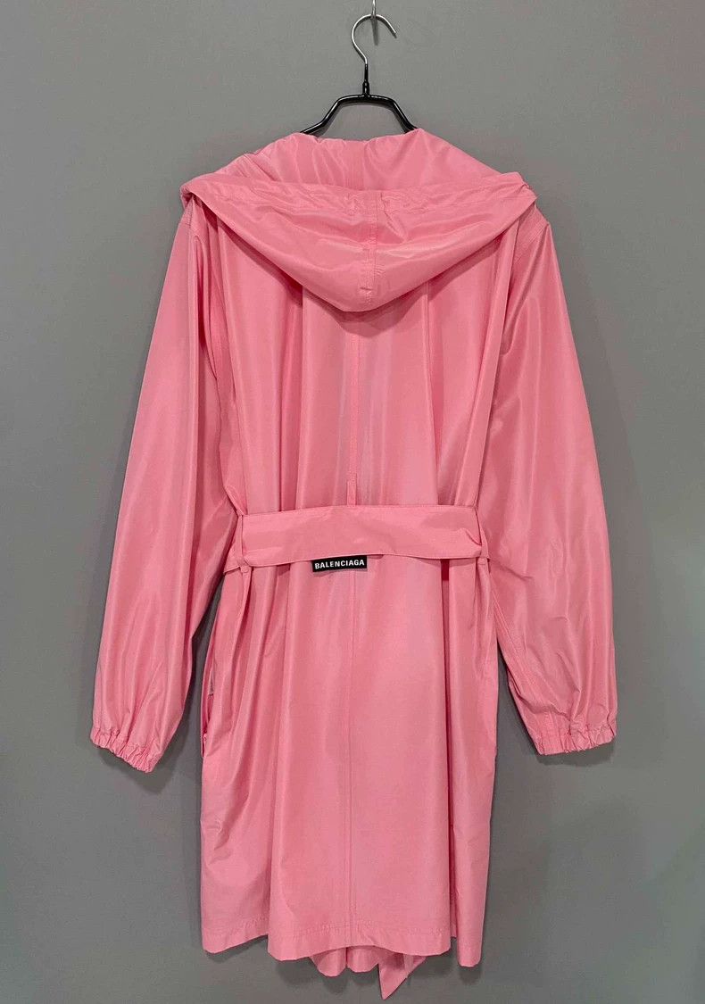 Balenciaga Balenciaga Light Pink Belted Hooded Windbreaker Size S / US 4 / IT 40 - 3 Thumbnail