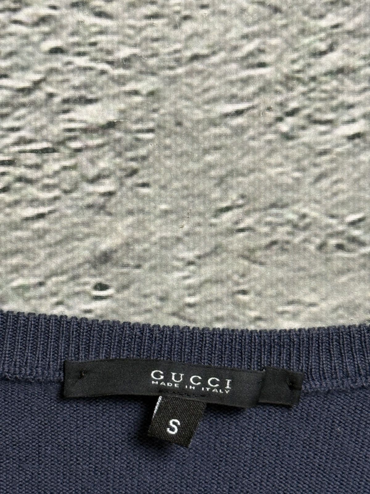 Gucci Gucci Sweater Vintage stripped navy Size US L / EU 52-54 / 3 - 3 Thumbnail