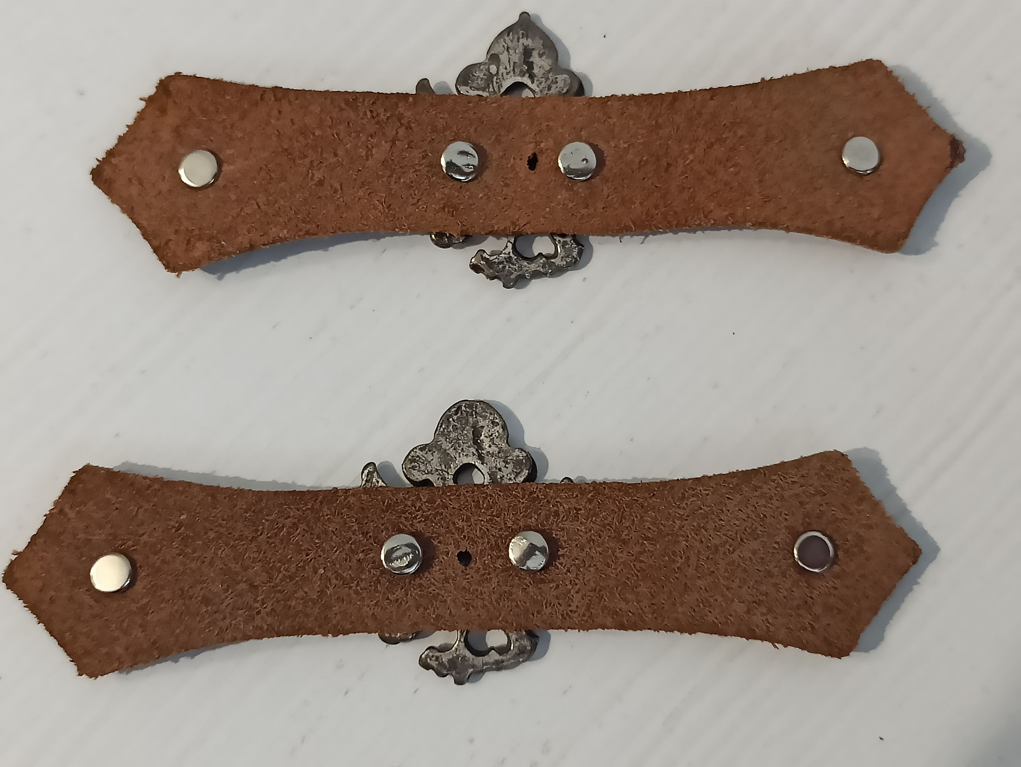Other Austro Hungarian Leather Overlay Imperial Eagle Edelweiss Size ONE SIZE - 4 Thumbnail