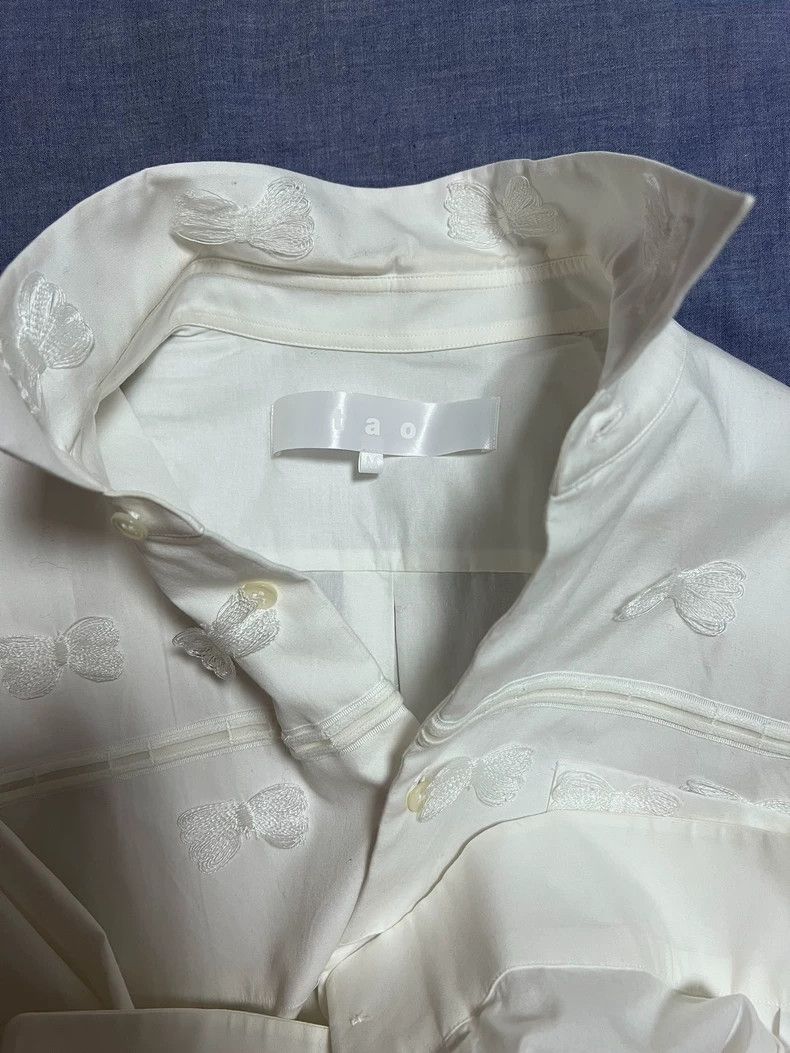 Comme des Garcons Comme Des Garcons Three-dimensional bow-tie long-sleeve sh Size M / US 6-8 / IT 42-44 - 4 Thumbnail