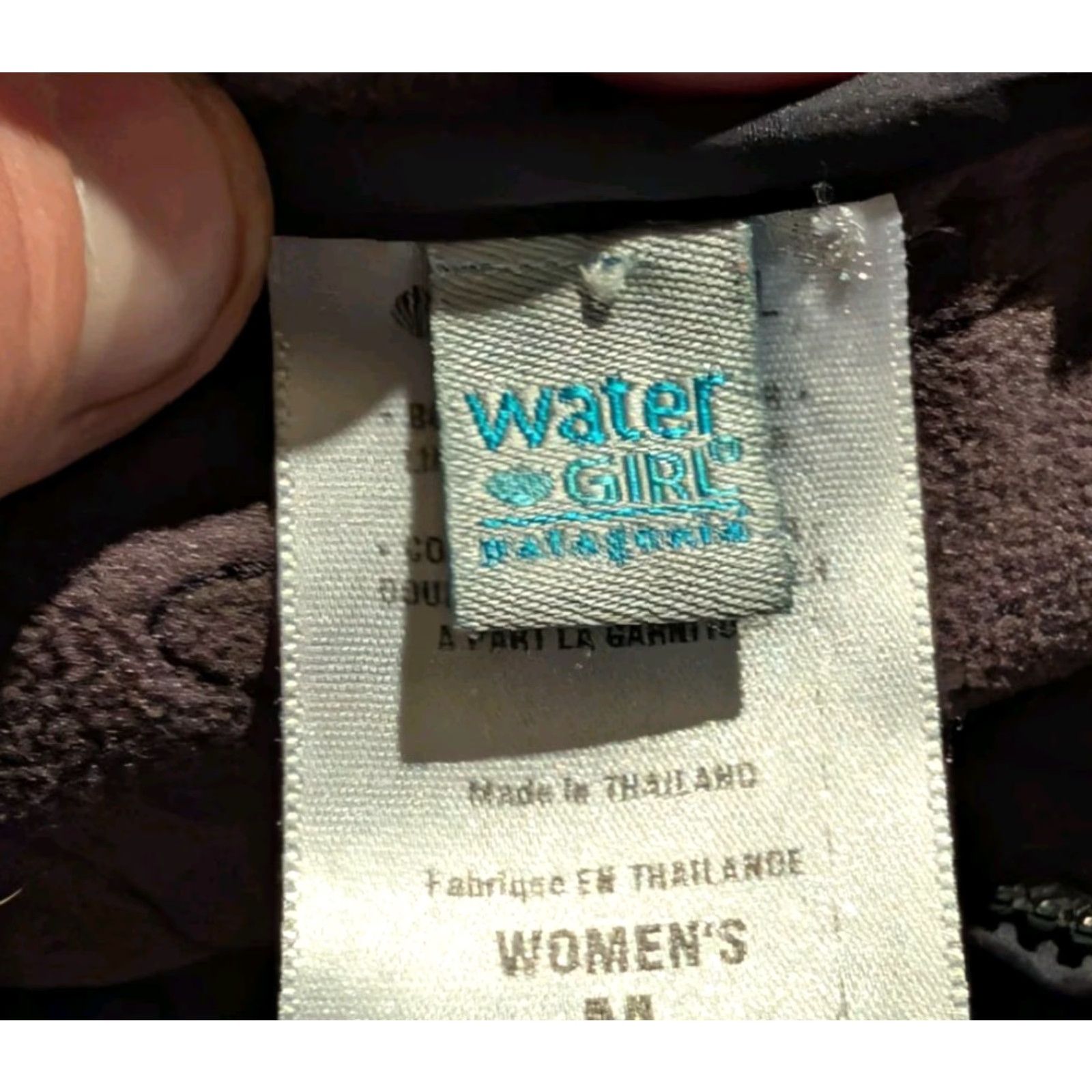 Patagonia Patagonia Water Girl Black Quilted Mid-weight Zip Up Jacket Women’s M Jacket Size M / US 6-8 / IT 42-44 - 7 Thumbnail