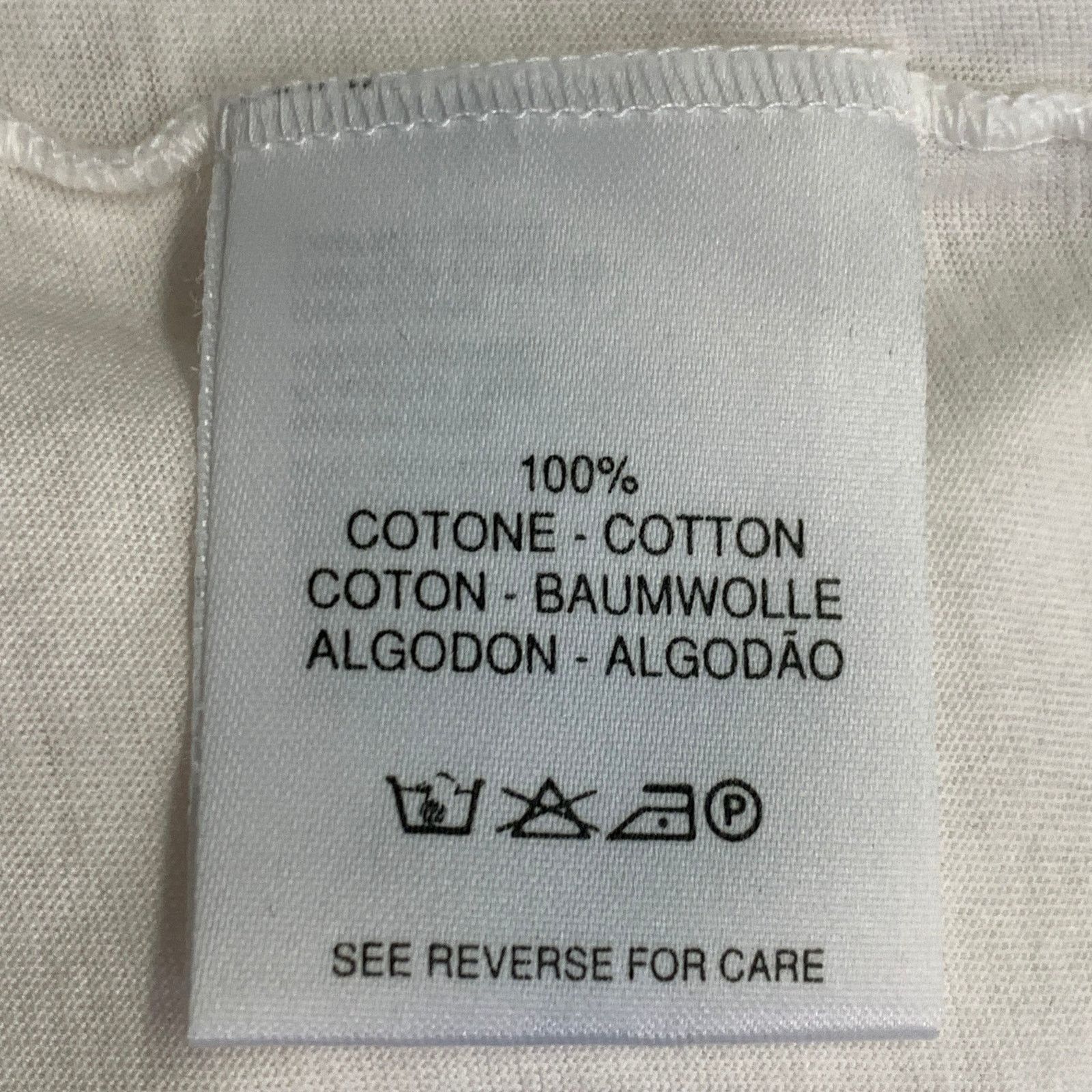 Ermenegildo Zegna ERMENEGILDO ZEGNA Size M White Cotton Short Sleeve T-shirt Size US M / EU 48-50 / 2 - 7 Thumbnail