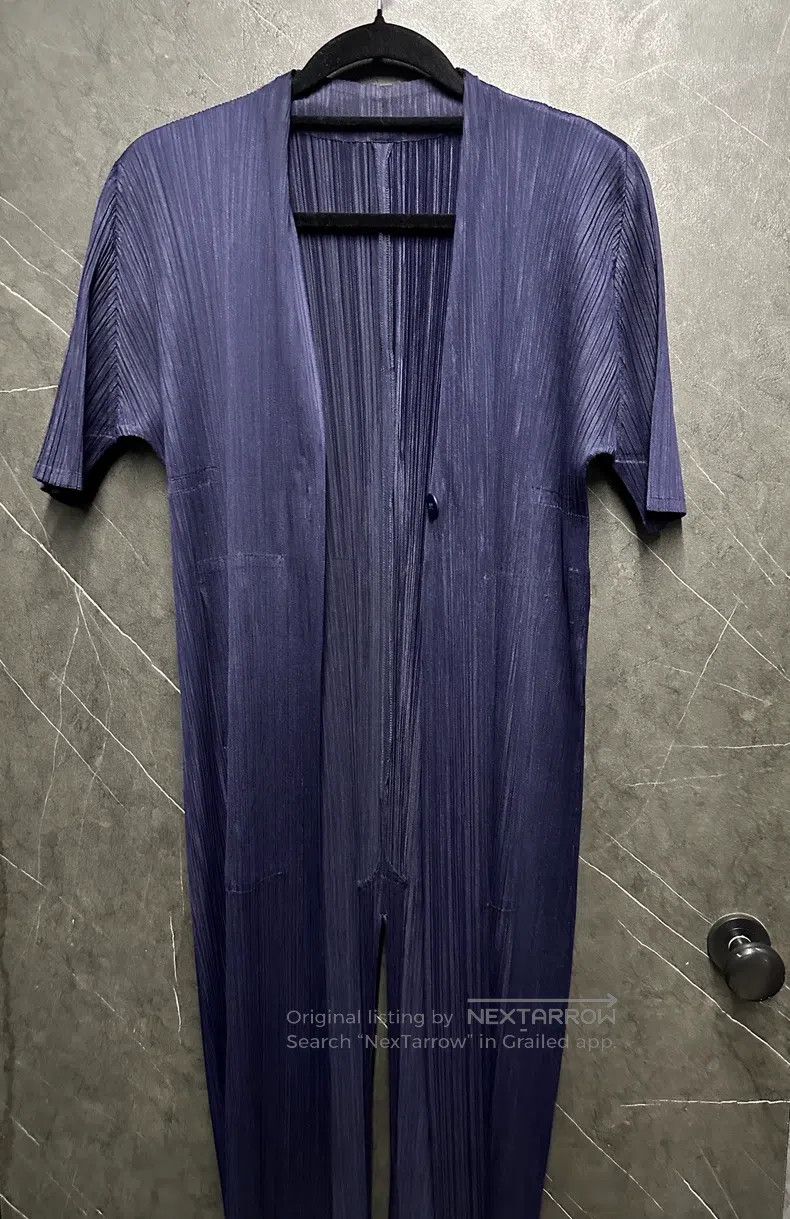 Issey Miyake Issey Miyake Blue Coat Size M / US 6-8 / IT 42-44 - 2 Thumbnail