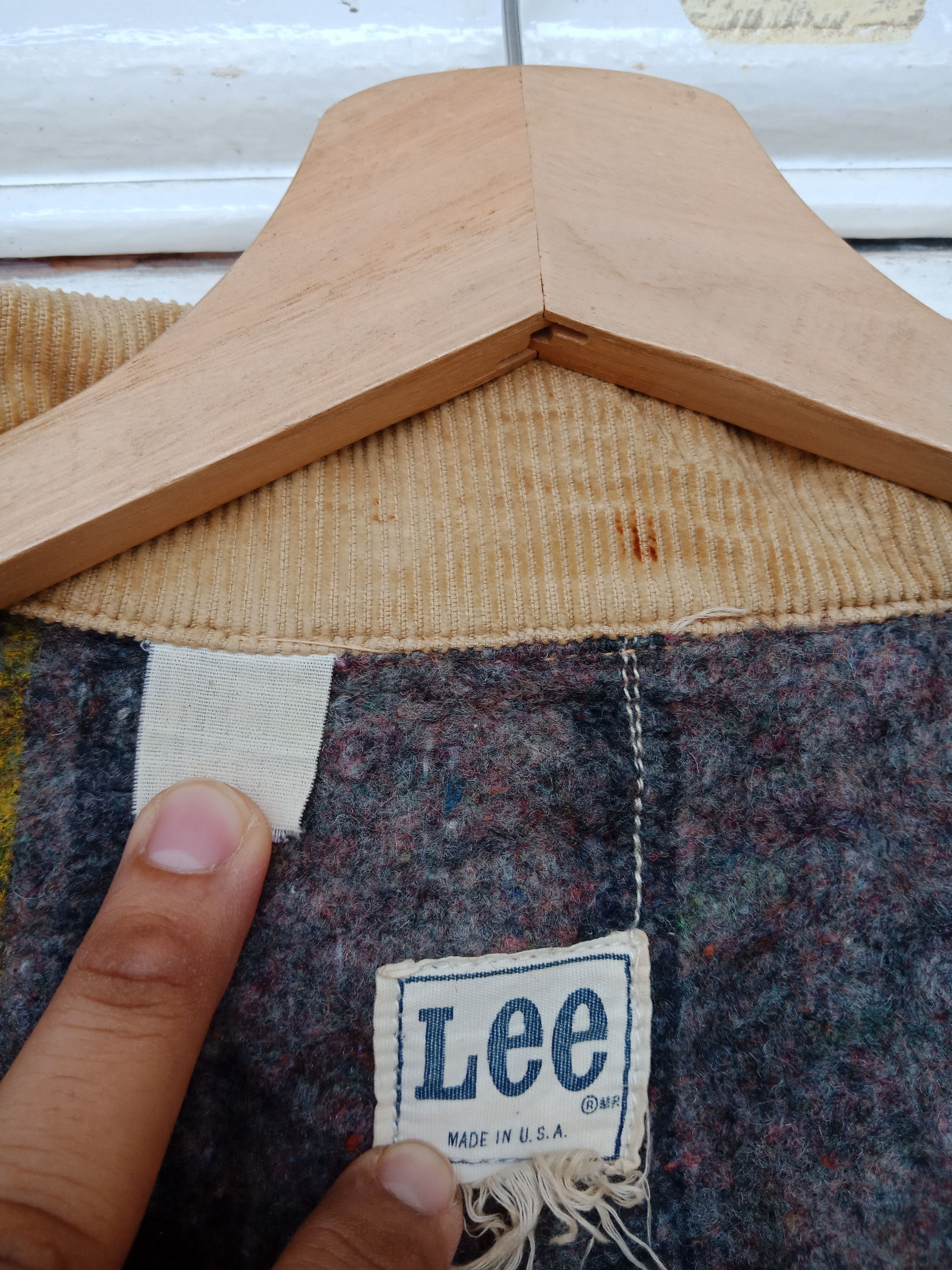 Lee 70s Lee Blanket Washed Blue Faded Chore Denim Jacket Size US L / EU 52-54 / 3 - 11 Thumbnail