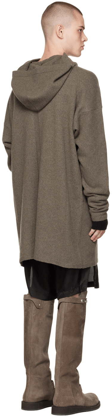 Rick Owens Gray Tommy Hoodie Size US M / EU 48-50 / 2 - 4 Thumbnail