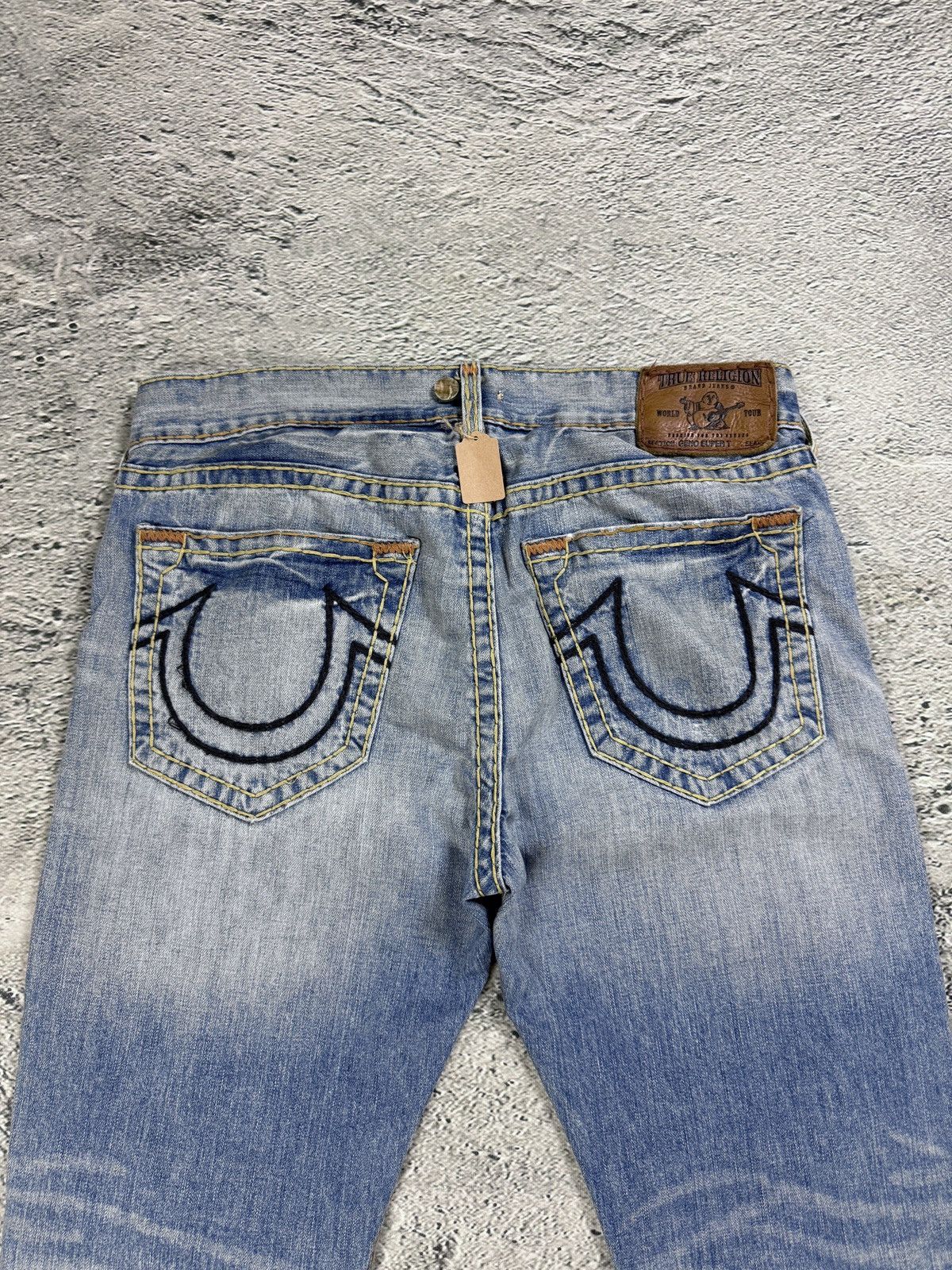 True Religion True Religion blue jeans Y2K Geno vintage thick stitching Size US 36 / EU 52 - 2 Thumbnail
