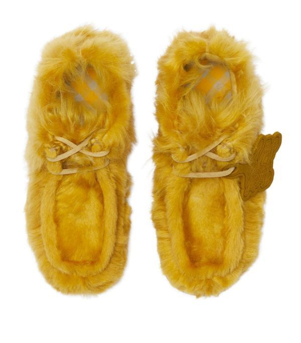 Burberry o1w1db10824 Shearling Creeper Shoes in Yellow Size US 5.5 / EU 38 - 2 Thumbnail