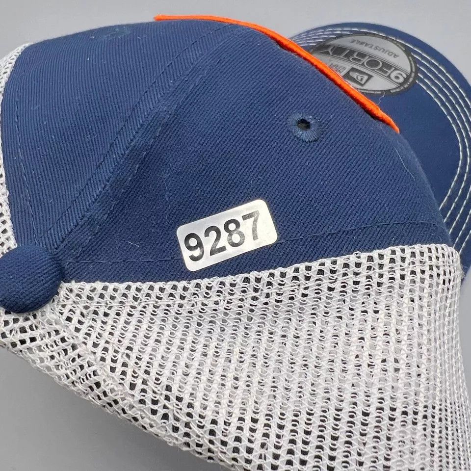 New Era Denver Broncos Trucker Hat Men Blue NFL Snap Back Cap New Size ONE SIZE - 8 Thumbnail