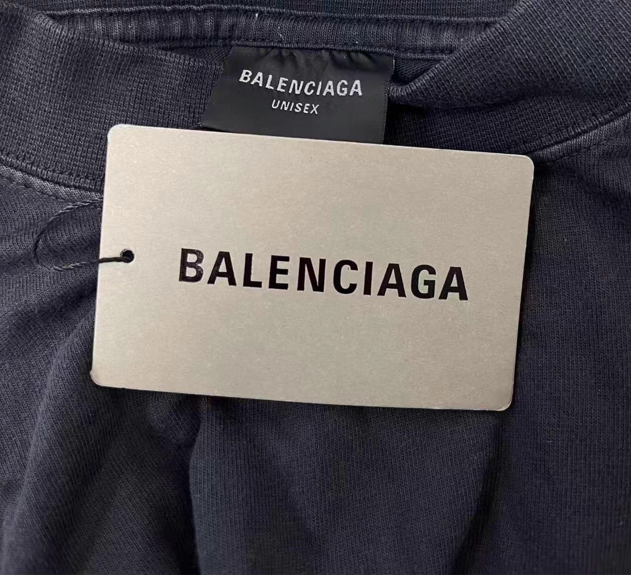 Balenciaga Balenciaga Arch Letter Print Men's Black Crew SS L Size US L / EU 52-54 / 3 - 5 Thumbnail