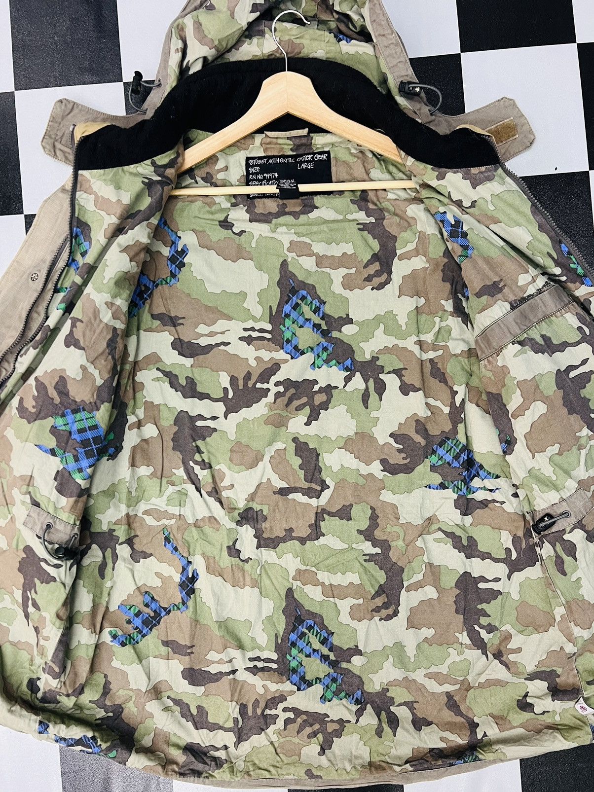 Stussy Authentic Stussy Outer Gear Camouflage Parka Jacket Size US L / EU 52-54 / 3 - 16 Thumbnail