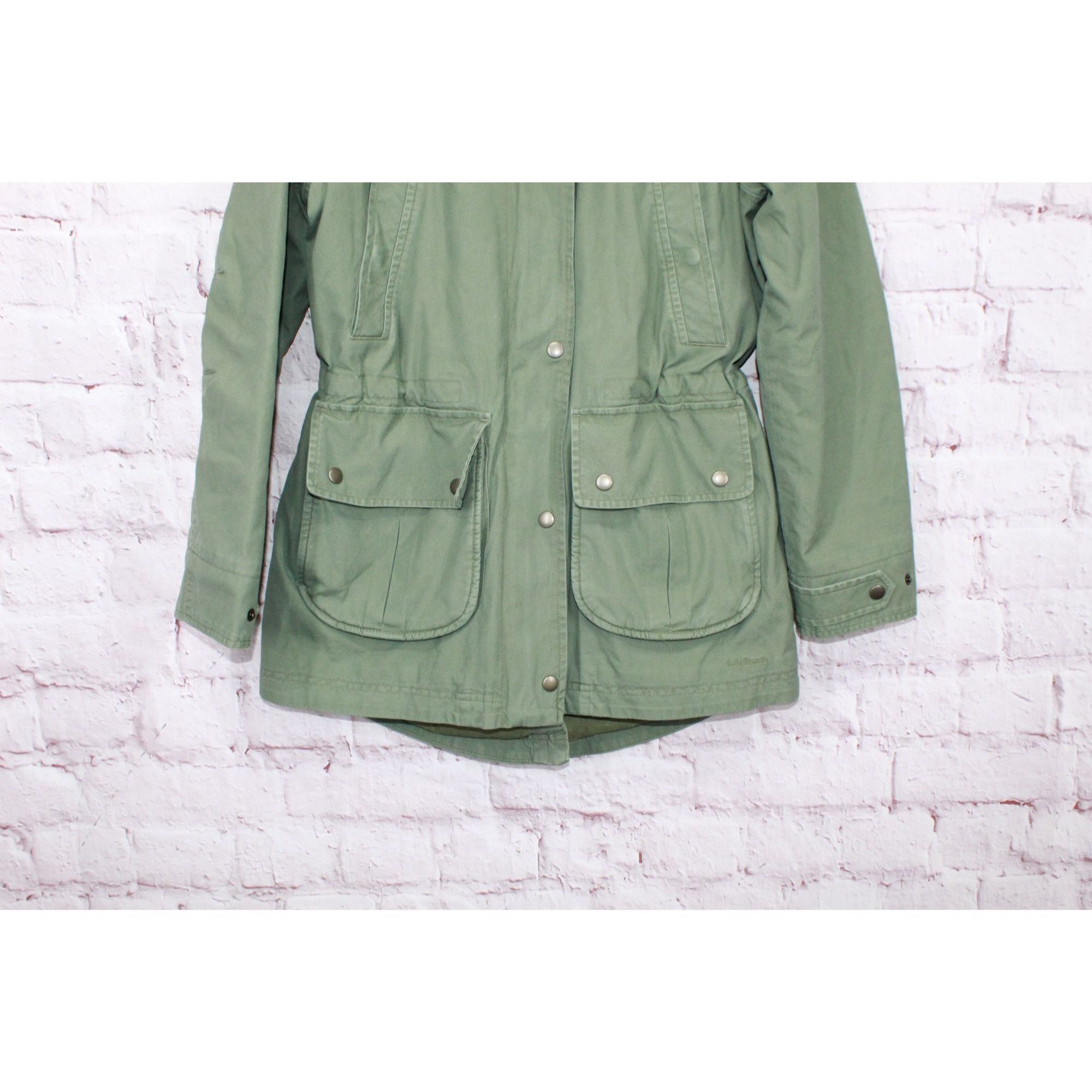 L.L. Bean LL Bean Women's East End Parka Deep Olive Size Small Pet Size S / US 4 / IT 40 - 3 Thumbnail