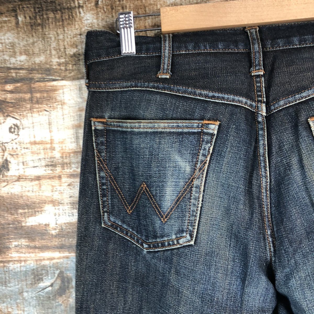 Vintage Wrangler Blue vintage Denim Pants #A1389 Size US 30 / EU 46 - 15 Thumbnail