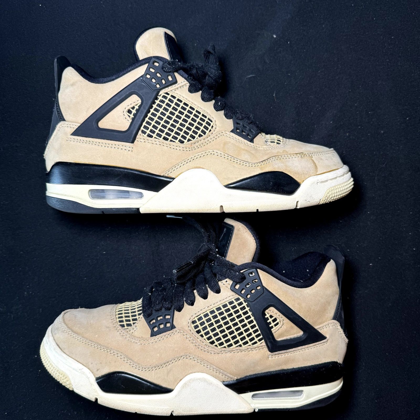 Jordan Brand × Nike Size 7 - Wmns Nike Air Jordan 4 Retro Mushroom Women's Shoes Size US 7 / IT 37 - 2 Thumbnail