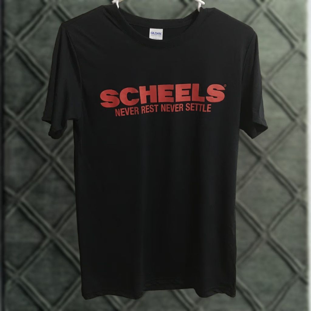 Gildan NWT Gildan Scheels Black T-Shirt Tee - Size Men Small Dri Fit B134 Size US S / EU 44-46 / 1 - 1 Thumbnail