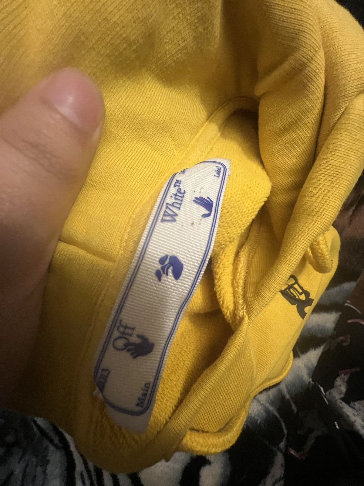 Off-White Off White Hoodie Yellow Size US XL / EU 56 / 4 - 3 Thumbnail