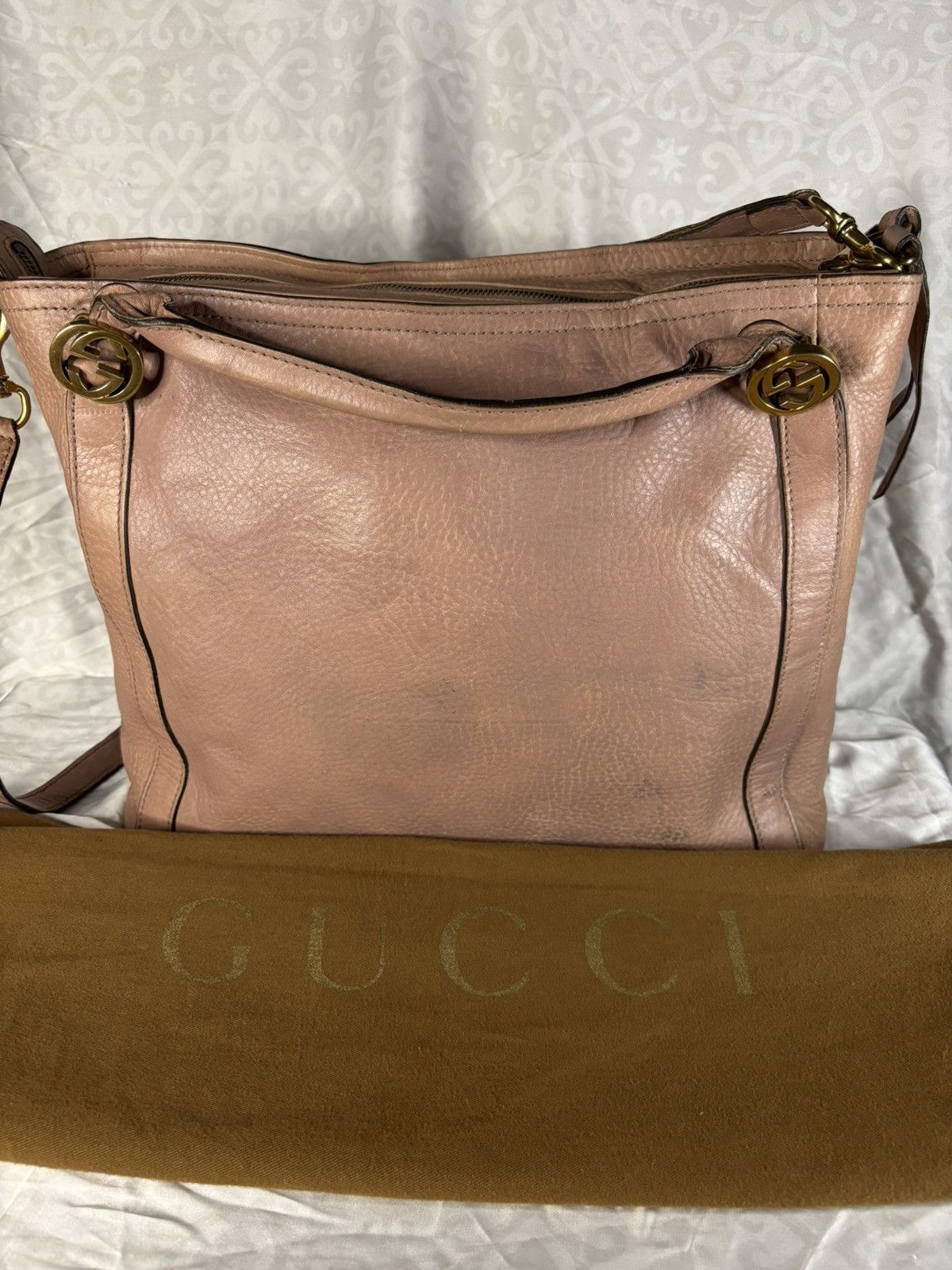 Gucci (very worn) Gucci Japan Exclusive 2 Way Bag sakura Size ONE SIZE - 24 Thumbnail