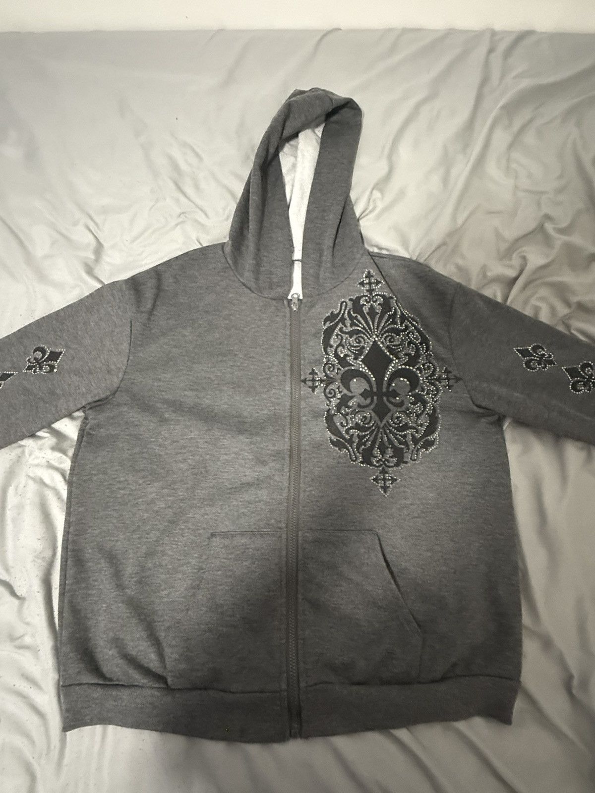 Vintage Grey vintage design zip up Size US M / EU 48-50 / 2 - 2 Thumbnail