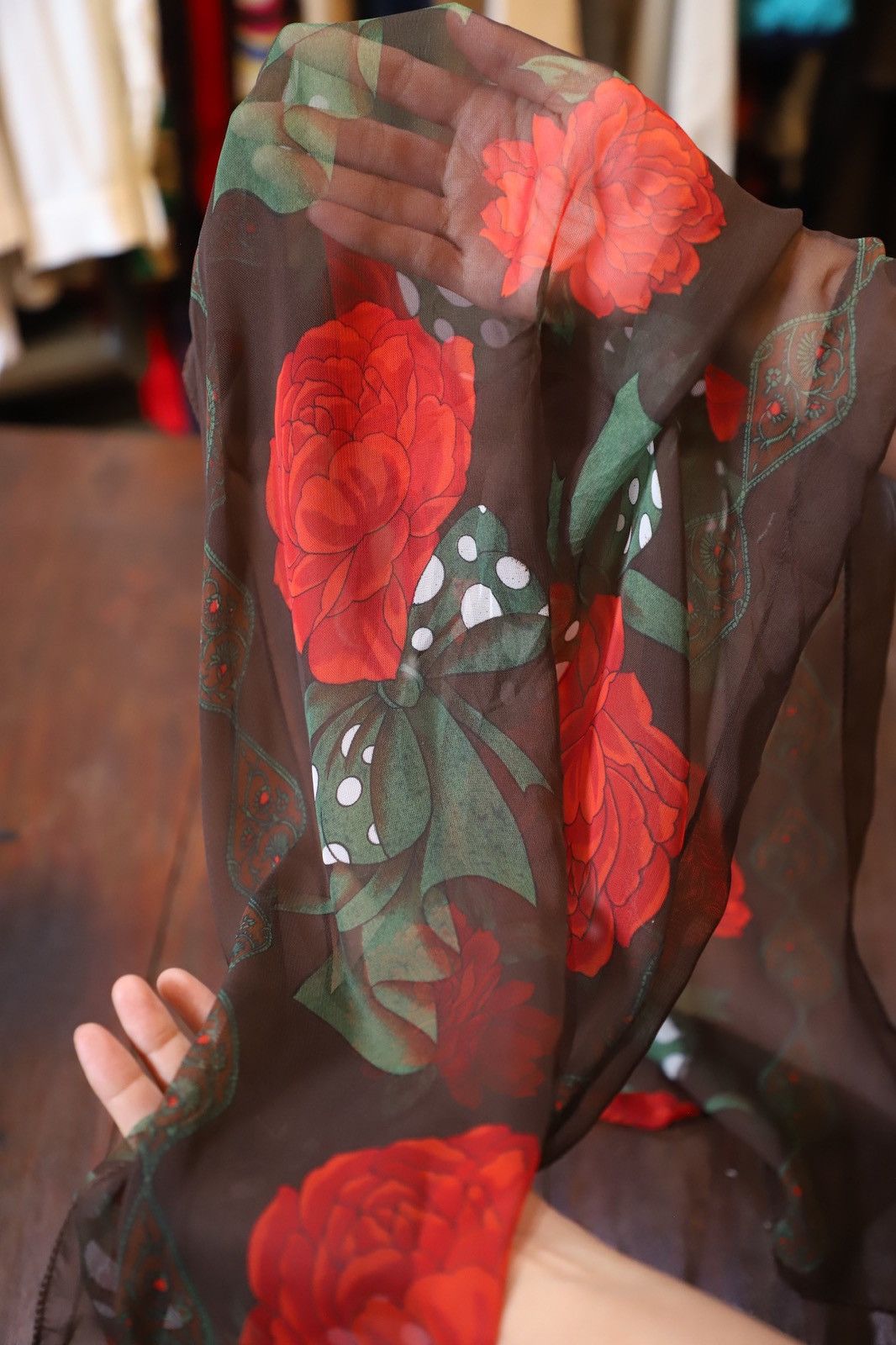 Japanese Brand Scarf Japanese Vintage Scarves Size ONE SIZE - 5 Thumbnail