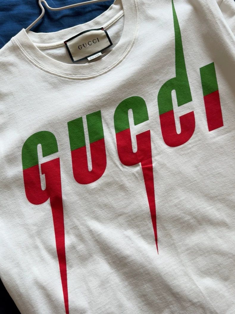 Gucci Gucci Blade letter print short sleeves 2503-Nextarrow Size US M / EU 48-50 / 2 - 5 Thumbnail