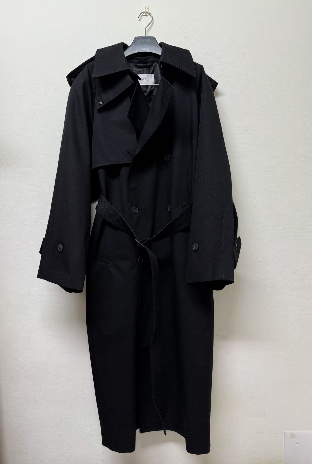 Phoebe Philo Phoebe philo Long Raglan Trench with Padded Shoulder Jacket Size M / US 6-8 / IT 42-44 - 1 Thumbnail