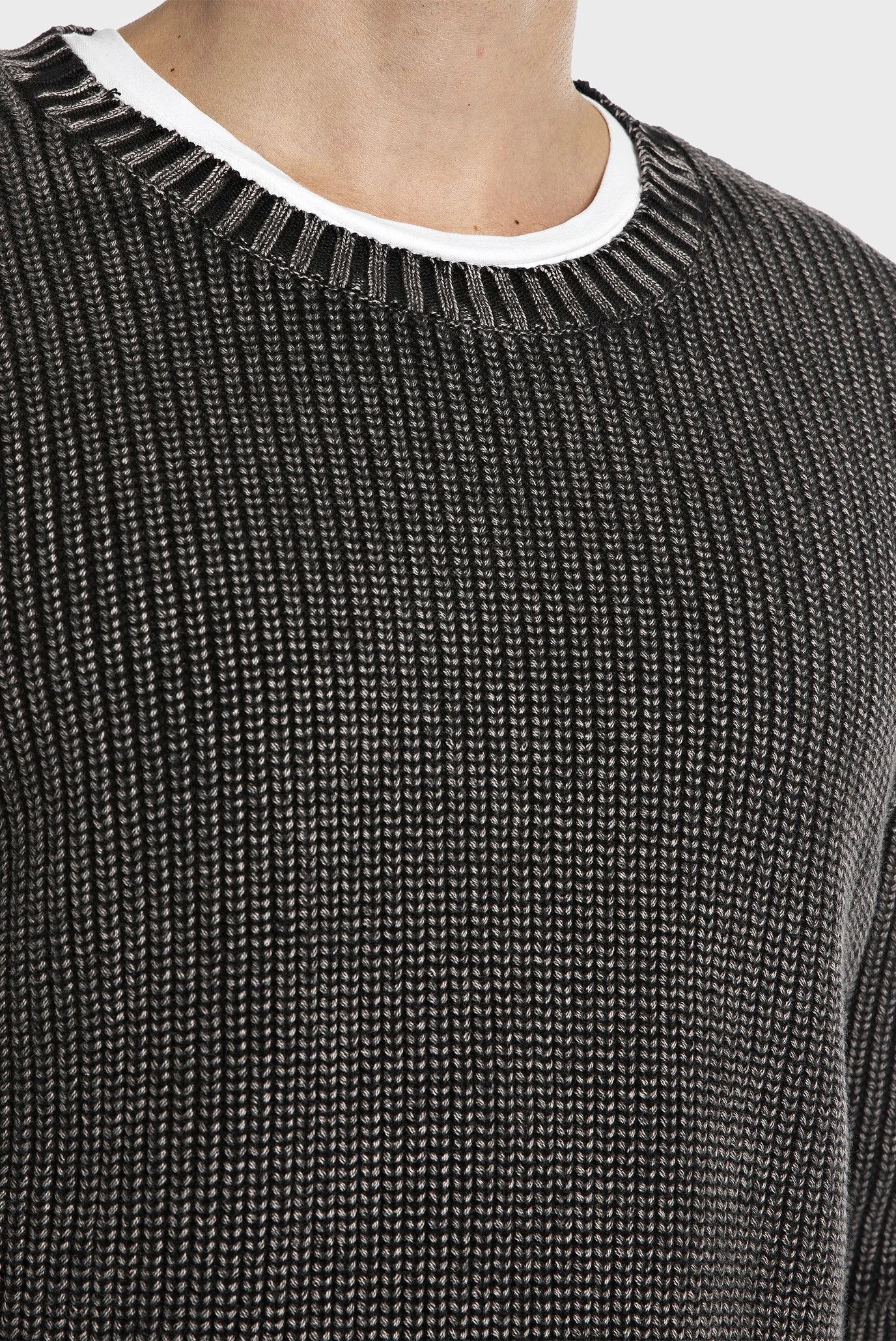 Replay Replay Exclusive Knitwear Gray Cotton Jumper Sweater Size US L / EU 52-54 / 3 - 3 Thumbnail