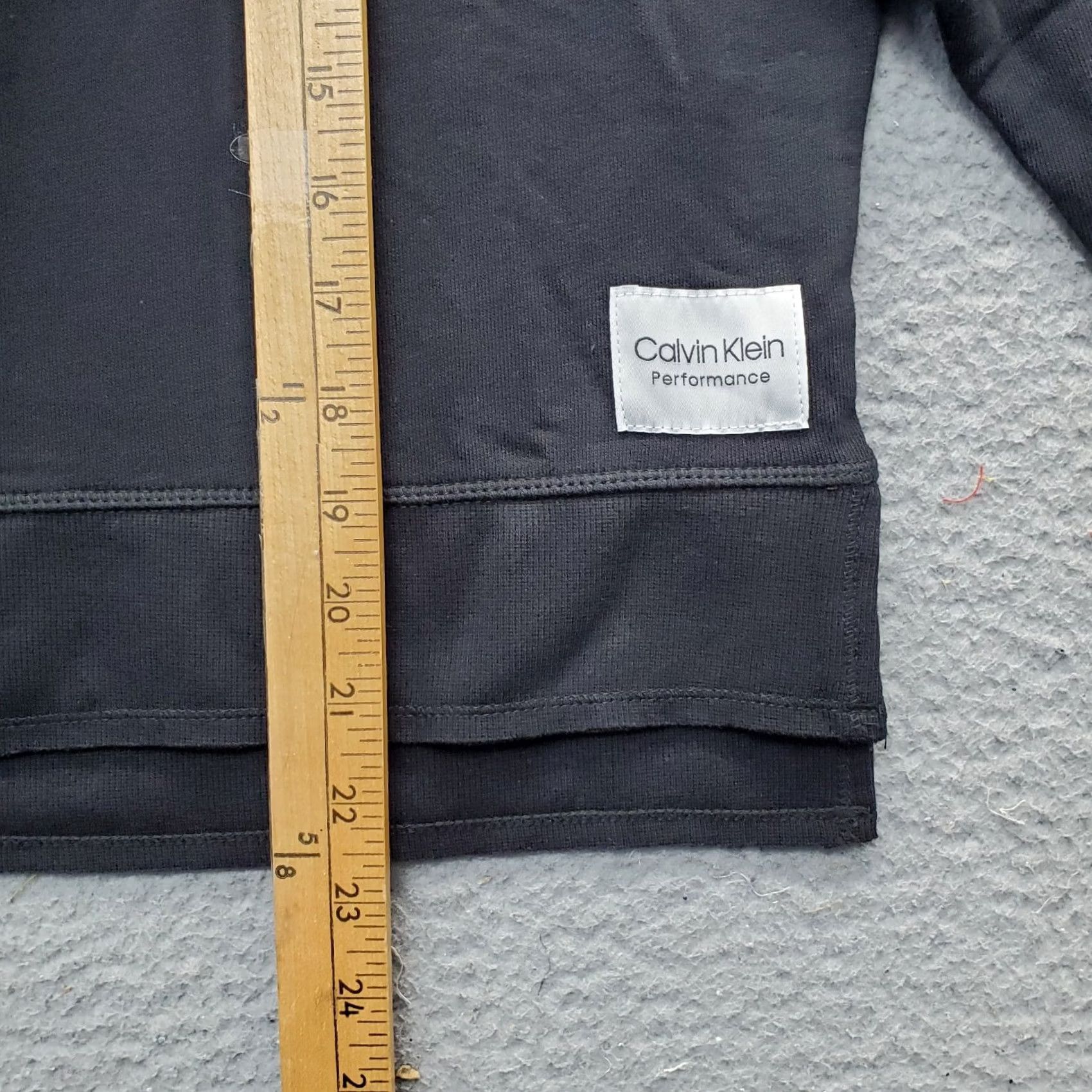Calvin Klein Calvin Klein Performance Hoodie Womens XS Black Long Sleeve High Low Slit Logo Hoodie Size XS / US 0-2 / IT 36-38 - 4 Thumbnail