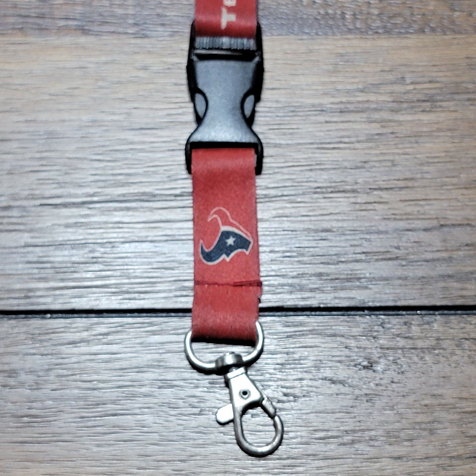 Other Houston Texans Red & Blue Reversible Lanyard w/ Detach Clip Size ONE SIZE - 2 Thumbnail
