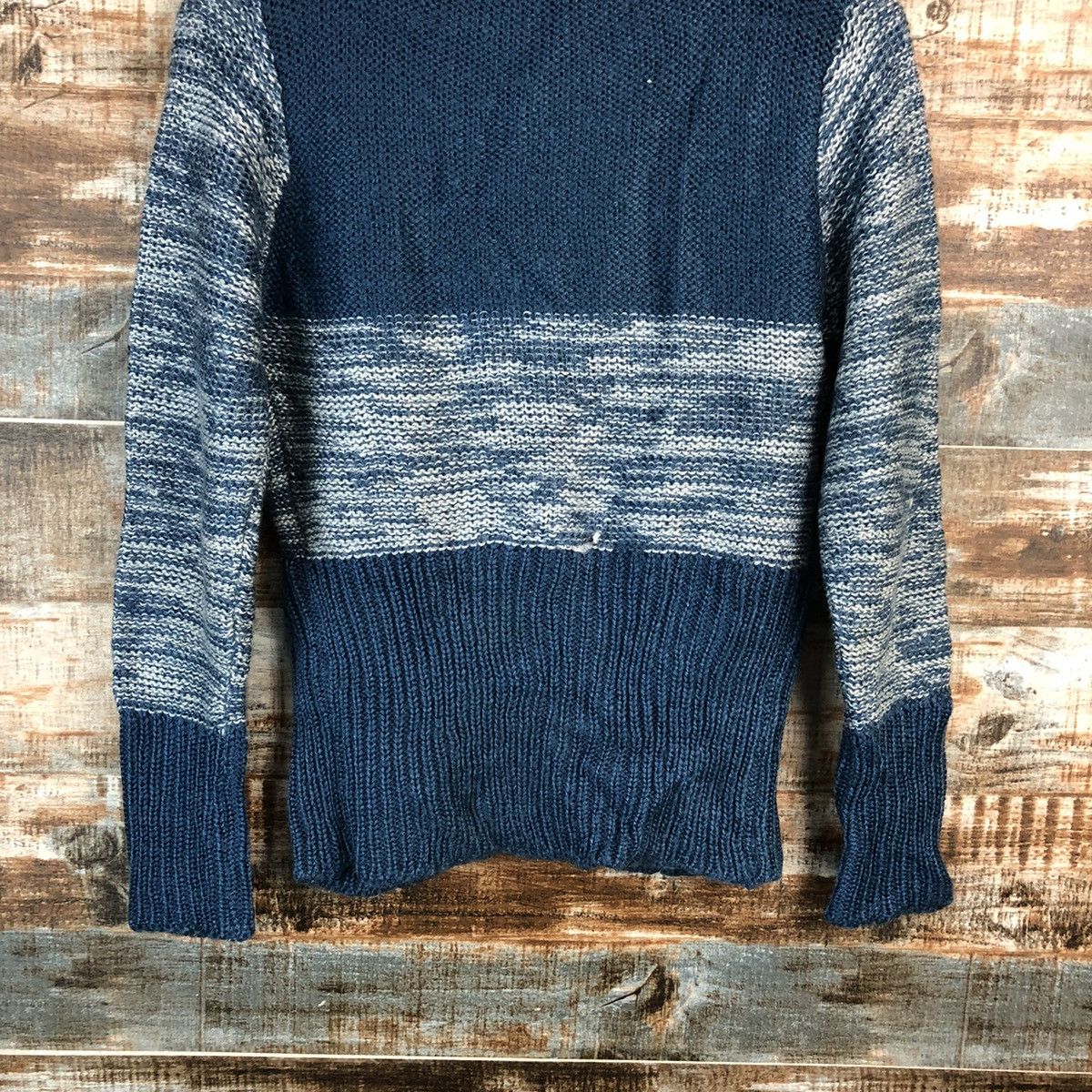 Homespun Knitwear × Japanese Brand Poly Achul Blue Knitwear #A2407 Size M / US 6-8 / IT 42-44 - 13 Thumbnail