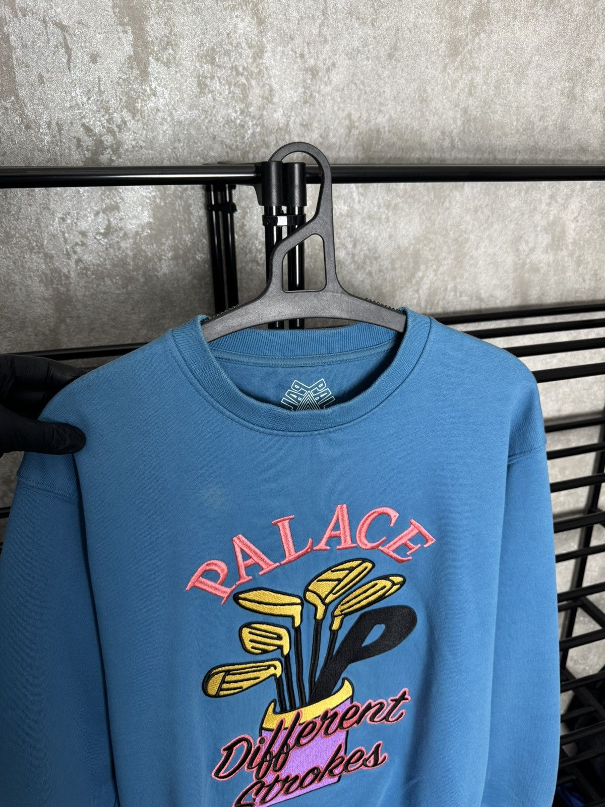 Palace Palace Skateboards DIF Strokes Crew Sweatshirt Size US M / EU 48-50 / 2 - 7 Thumbnail