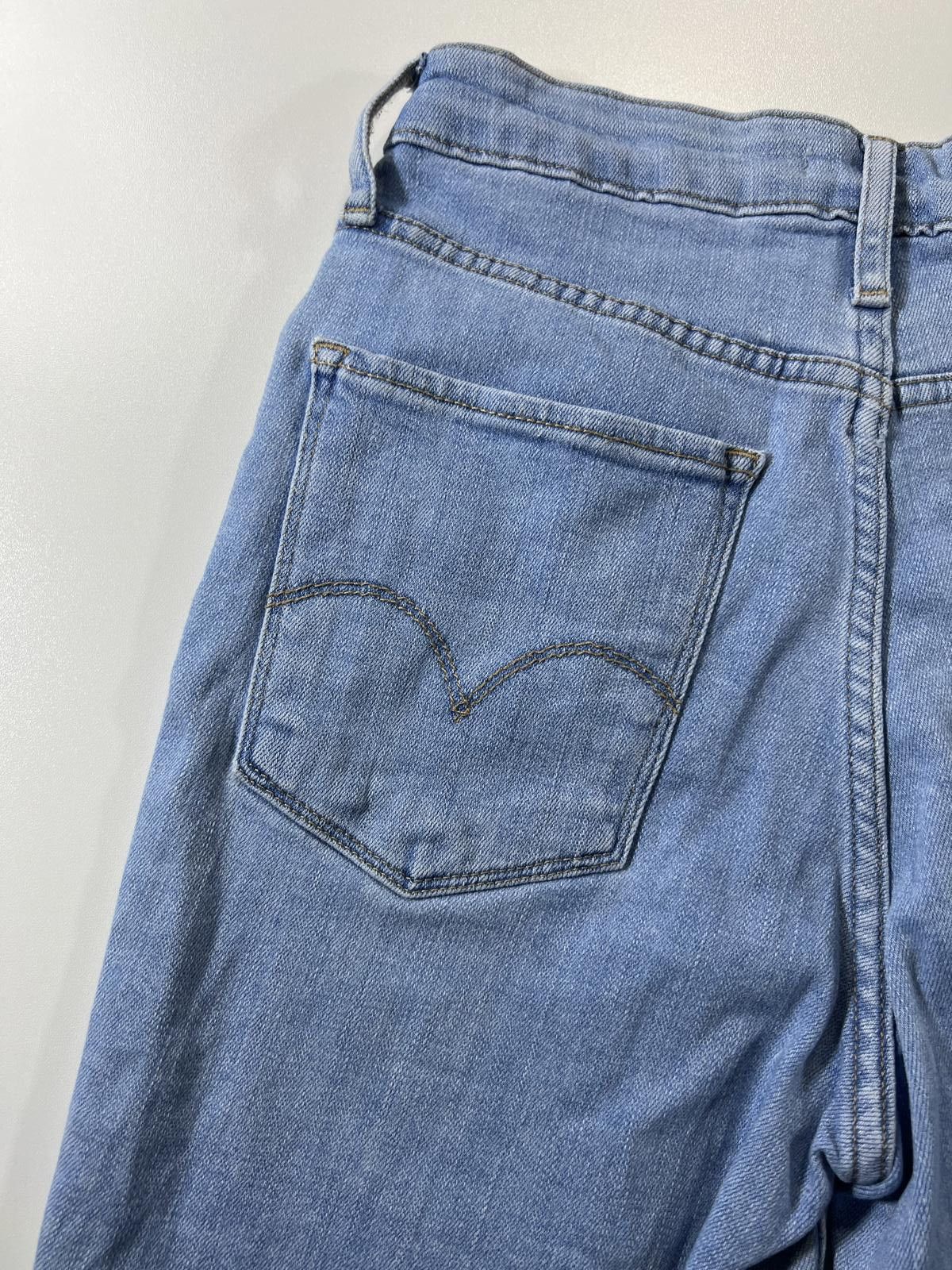 Levi's Levi's 721 Light Blue Denim Cutoff Shorts 27 Size 27" / US 4 / IT 40 - 11 Thumbnail