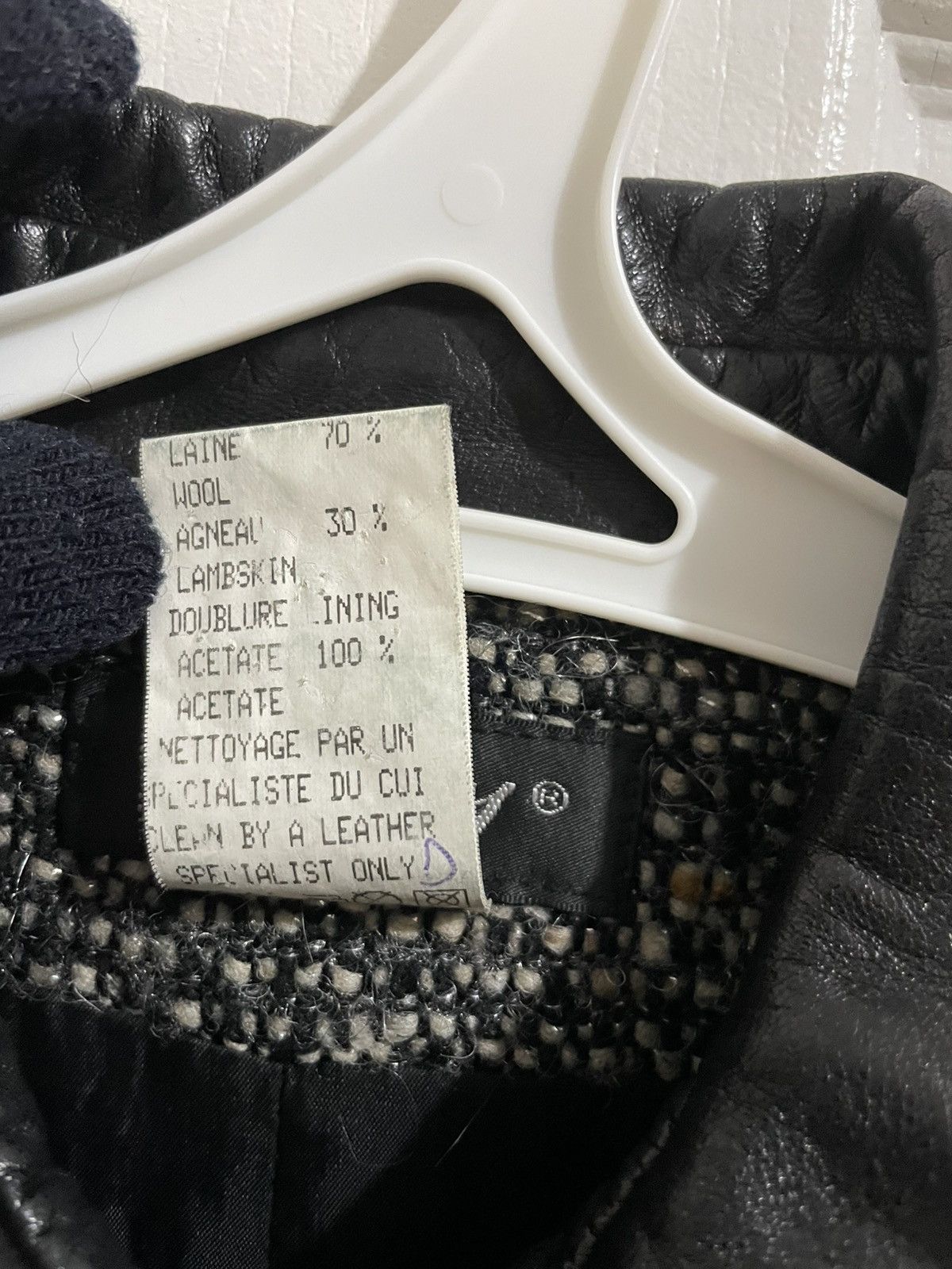 Other Terry Paris Made in France Tweed and leather Coat Size M / US 6-8 / IT 42-44 - 8 Thumbnail