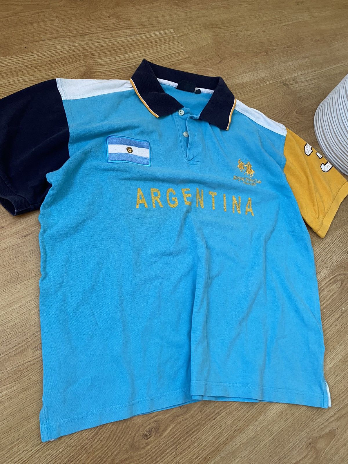 Polo Ralph Lauren × Vintage Polo Ralph Lauren style Argentina distressed rugby polo Size US XL / EU 56 / 4 - 3 Thumbnail