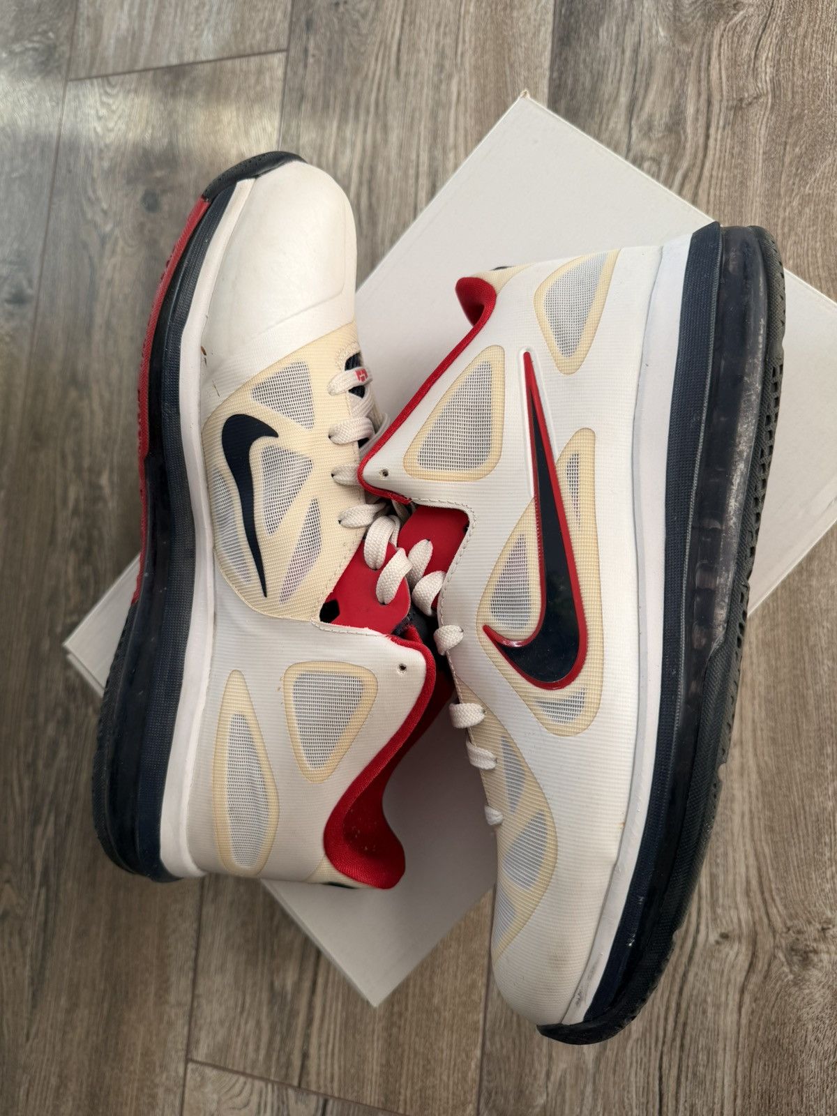 Nike Nike Air Lebron 9 Low Olympics USA size 10 Size US 10 / EU 43 - 3 Thumbnail