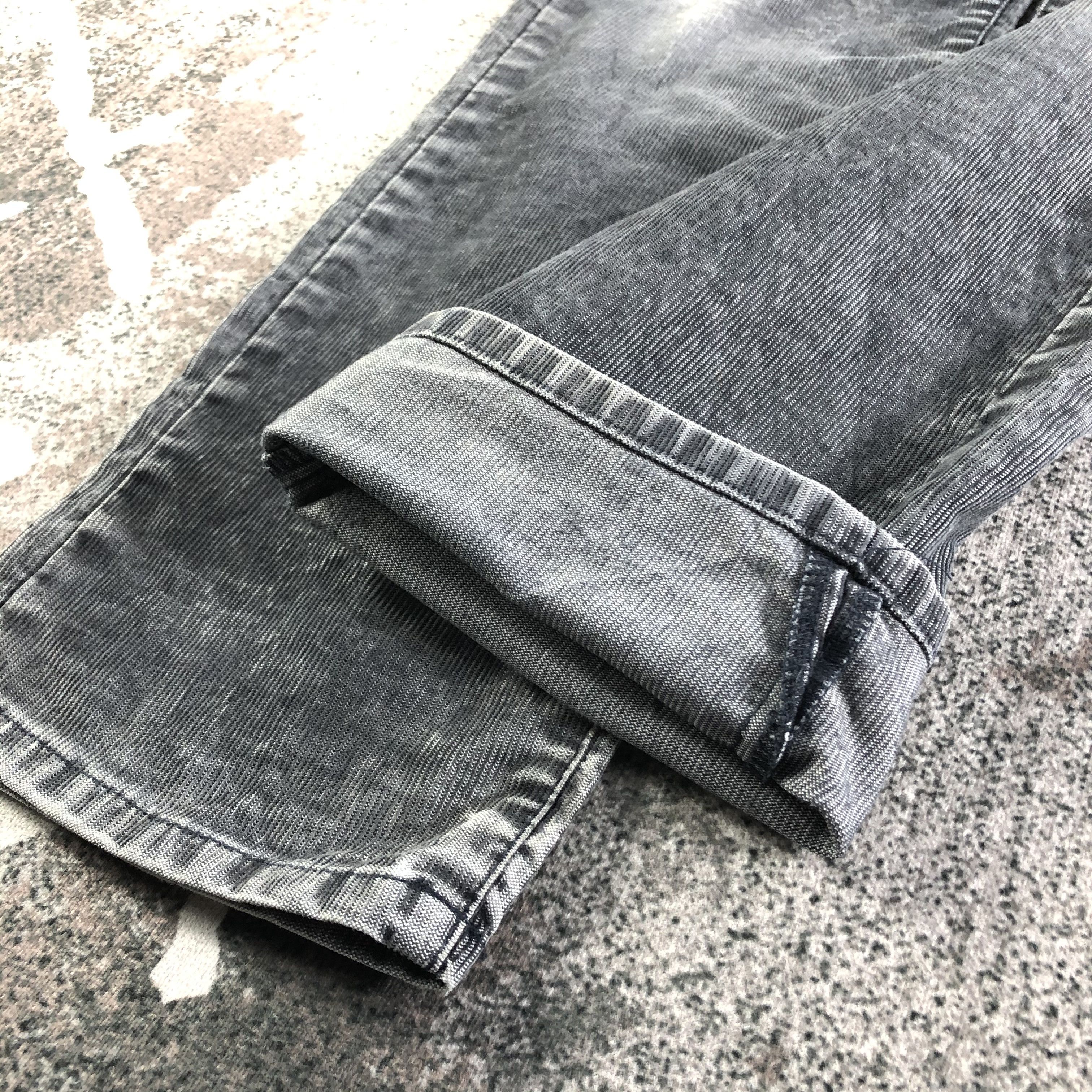Japanese Brand Back Number Jeans Faded Black Denim Size US 30 / EU 46 - 6 Thumbnail
