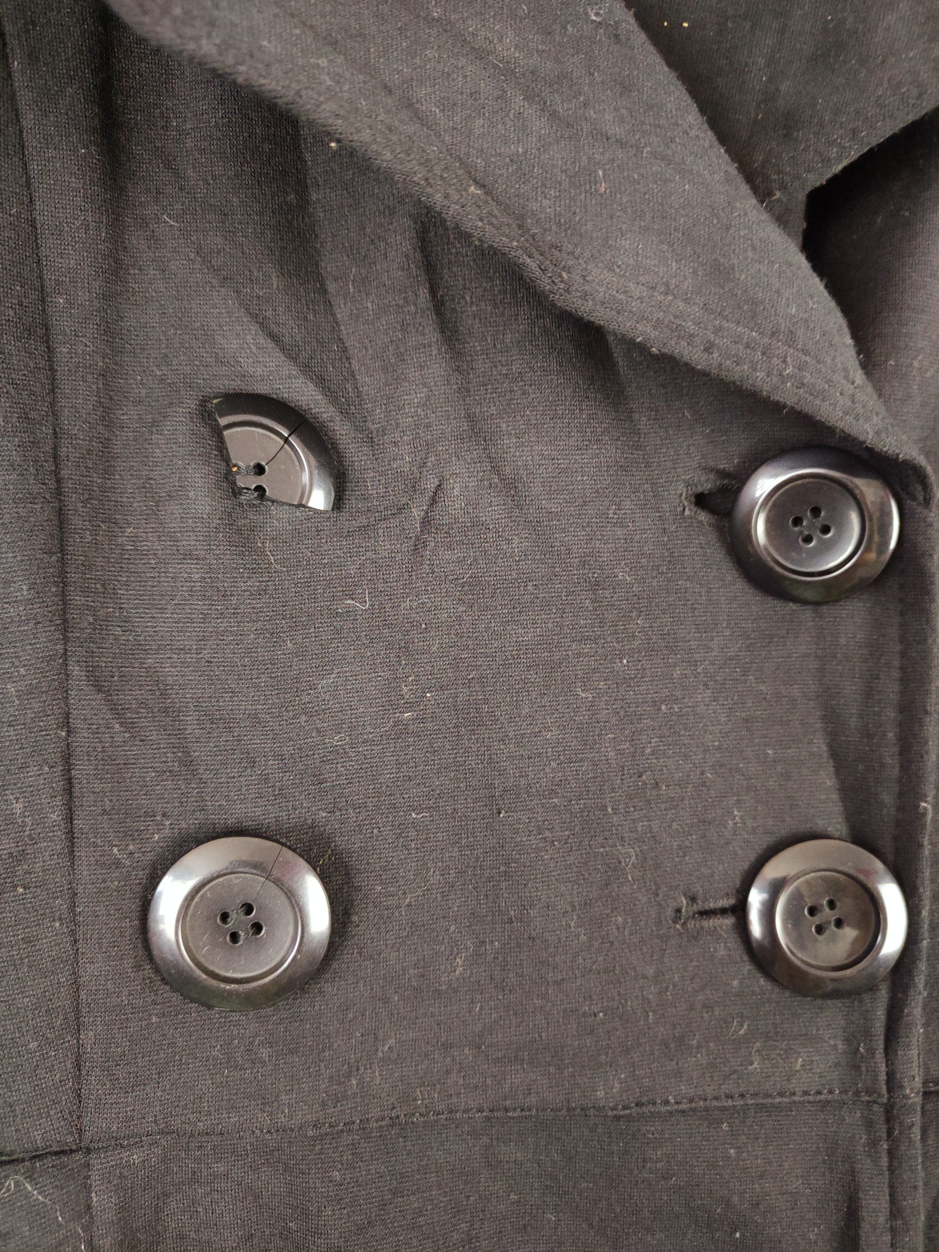 Japanese Brand × Vintage Crazy Angel Black Skirt Coats (Winter Comfortable design) Size L / US 10 / IT 46 - 3 Thumbnail