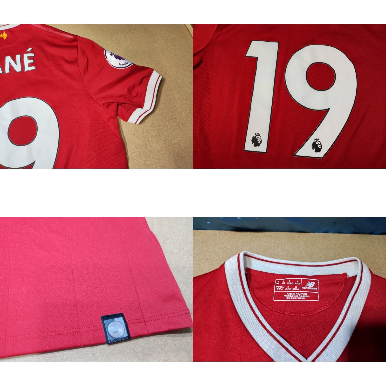 New Balance New Balance Jersey Mane #19 Size S Red 2017-2018 NFL Football Soccer T-Shirt NB 125 Years Vintage? Size US S / EU 44-46 / 1 - 9 Thumbnail